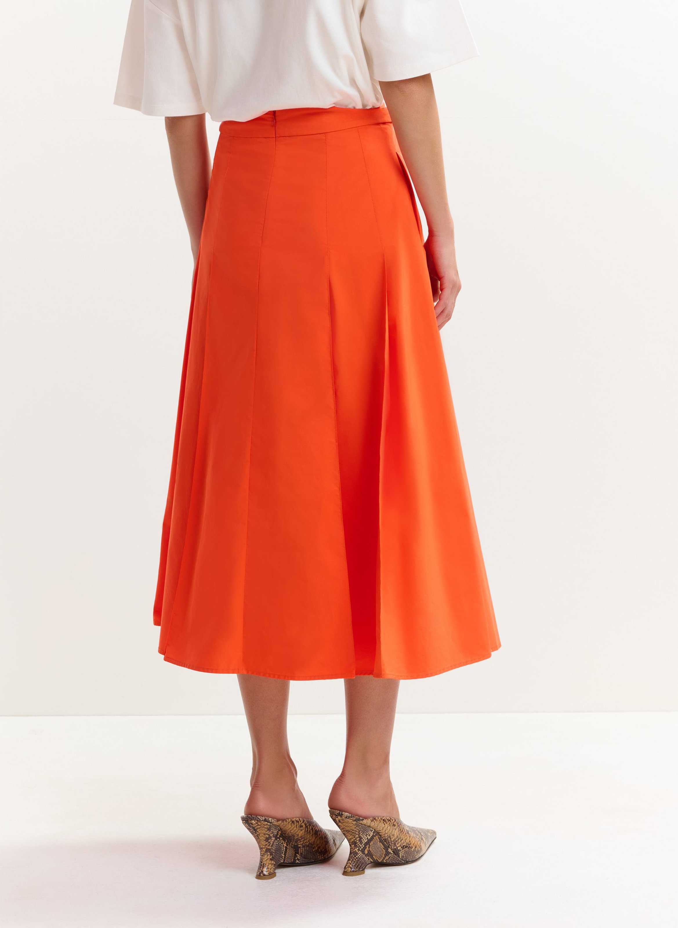 Jupe midi trapèze ESSENTIEL ANTWERP Violet