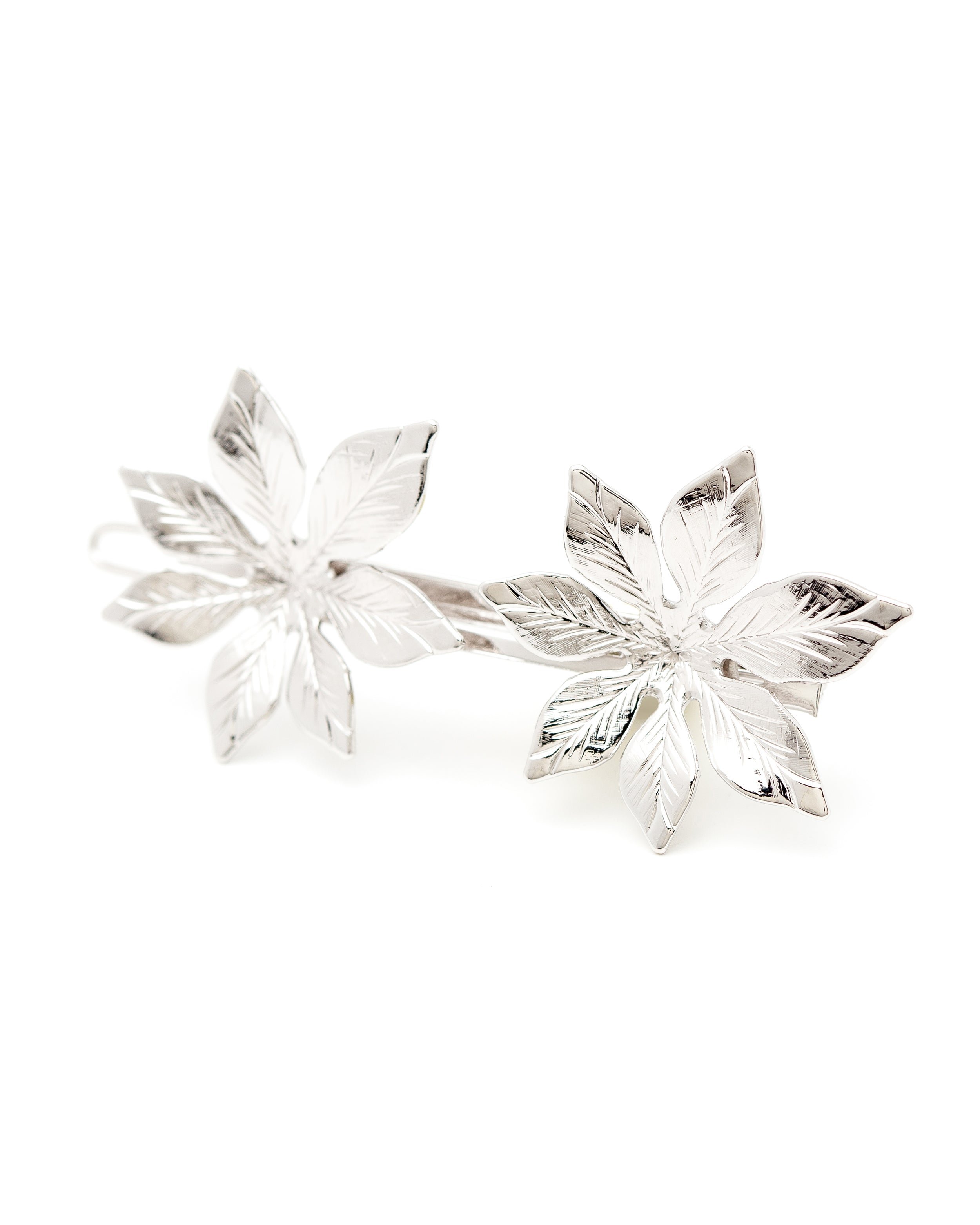 HESPÉRIS - fine gold-plated flower hair slide MONSIEUR SIMONE