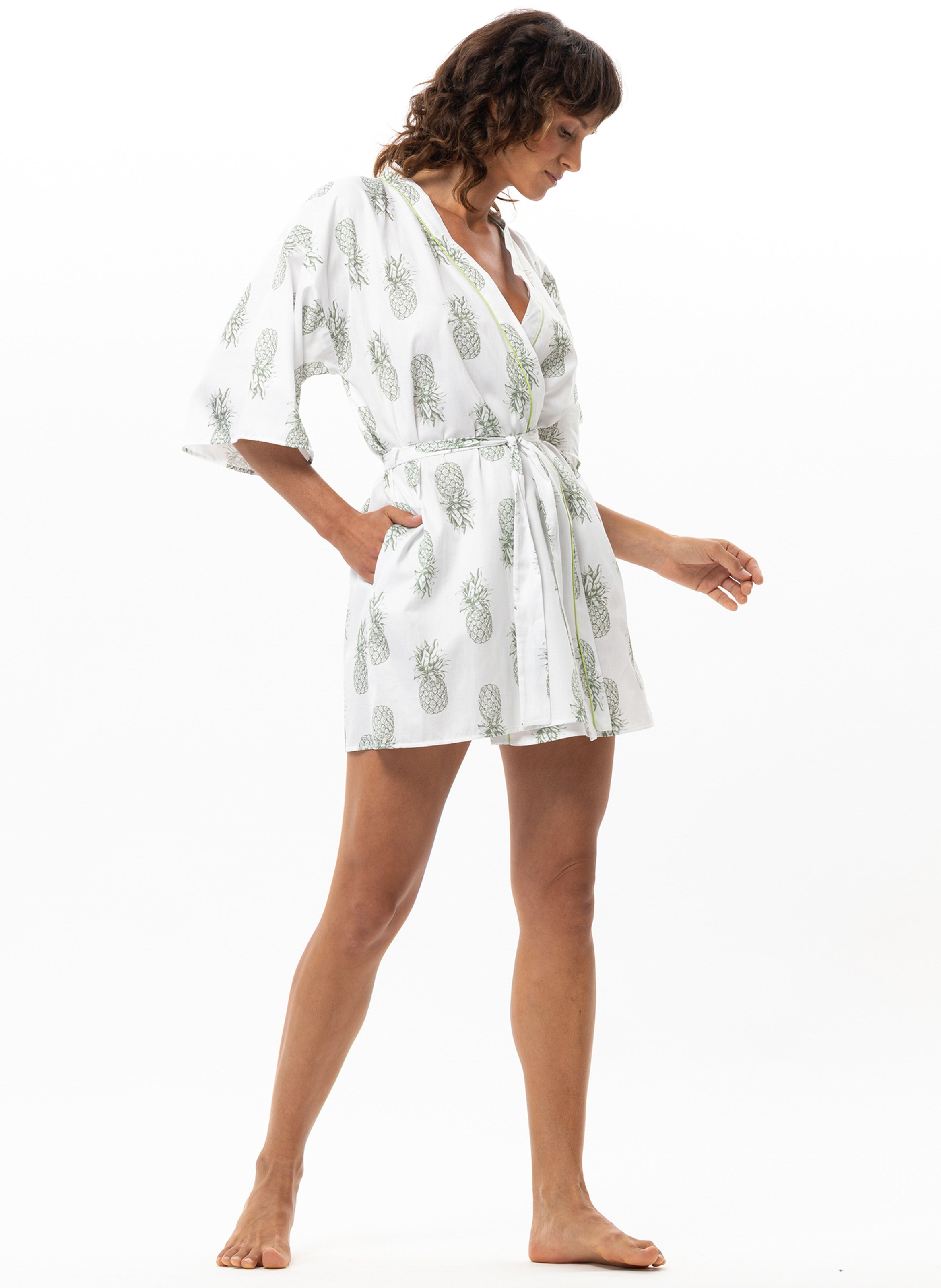 Kimono en coton LE CHAT Multicolore