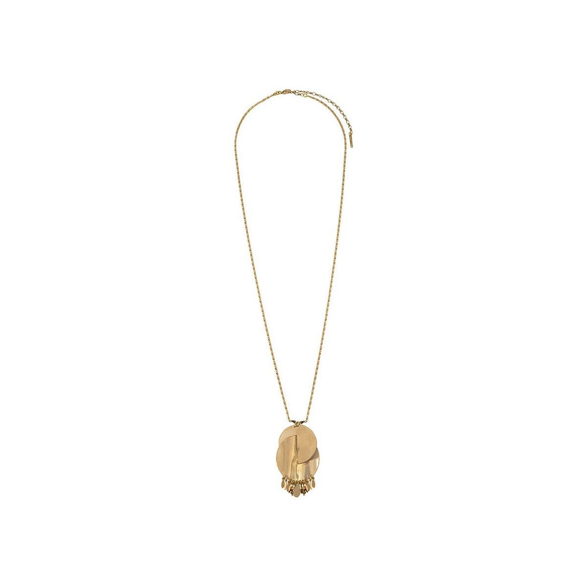 Long necklace with delicate pendant SATELLITE PARIS Golden