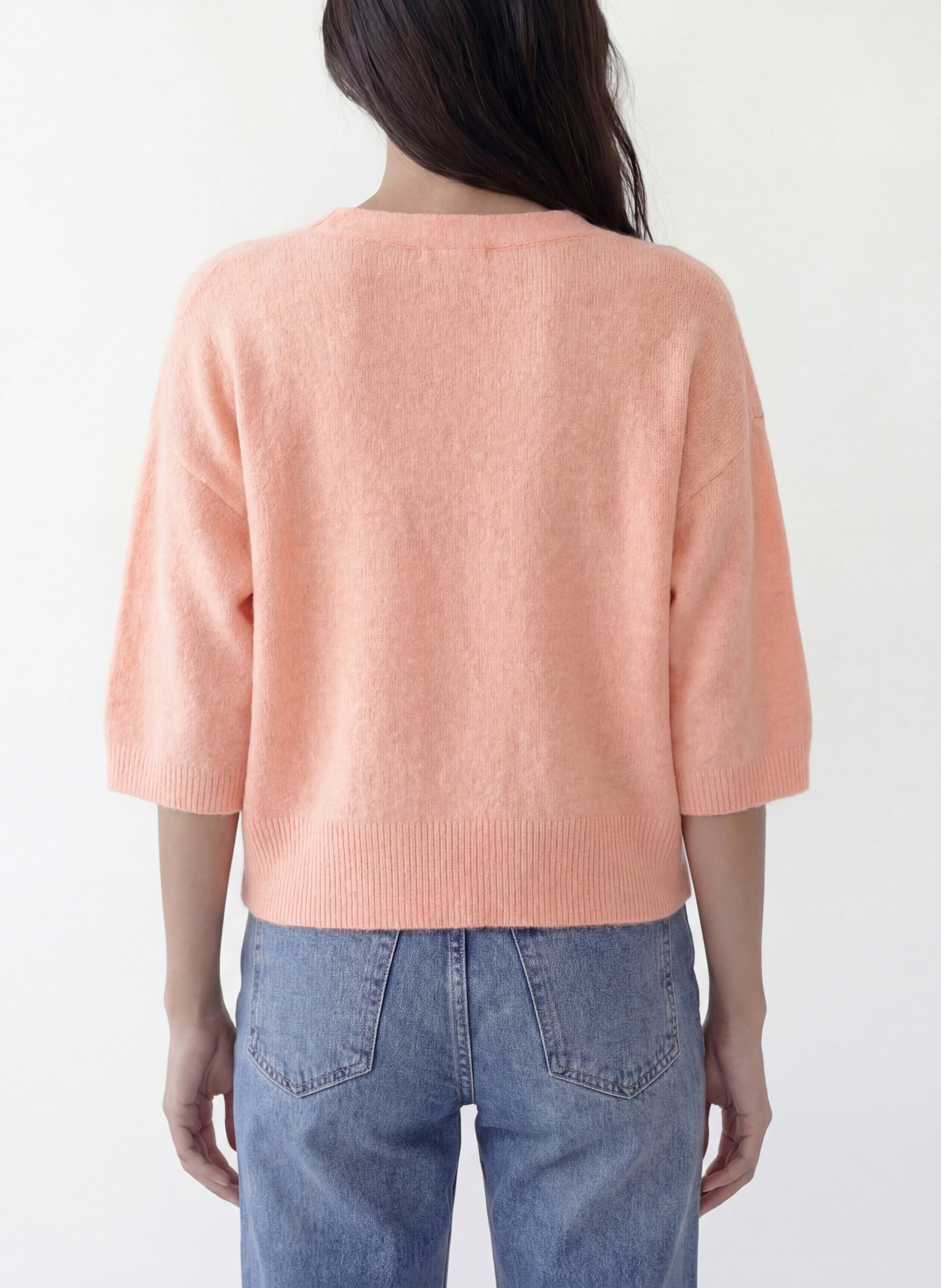 Pullover mit V-Ausschnitt KOOKAI Orange