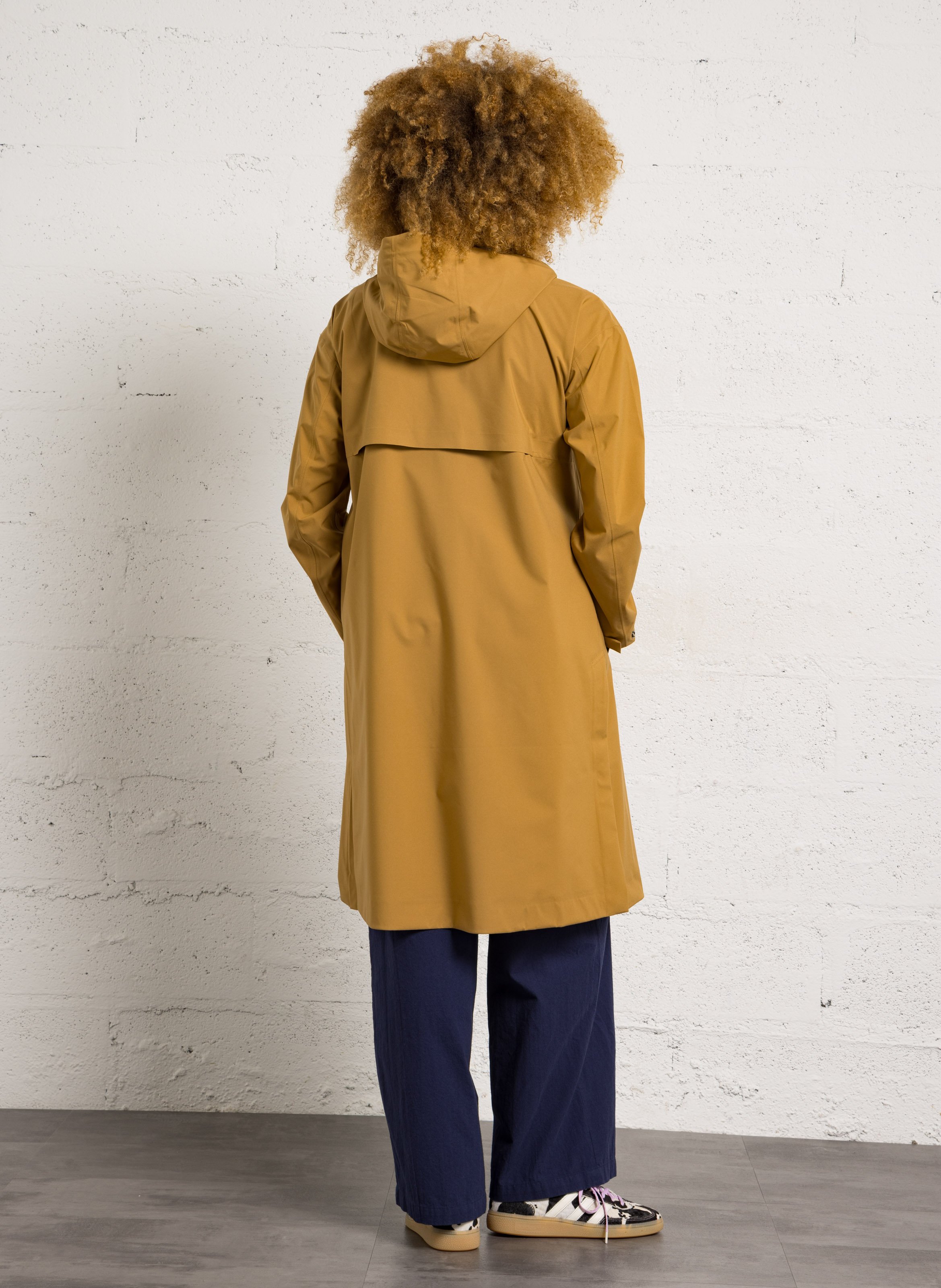 Parka à capuche K-WAY Marron