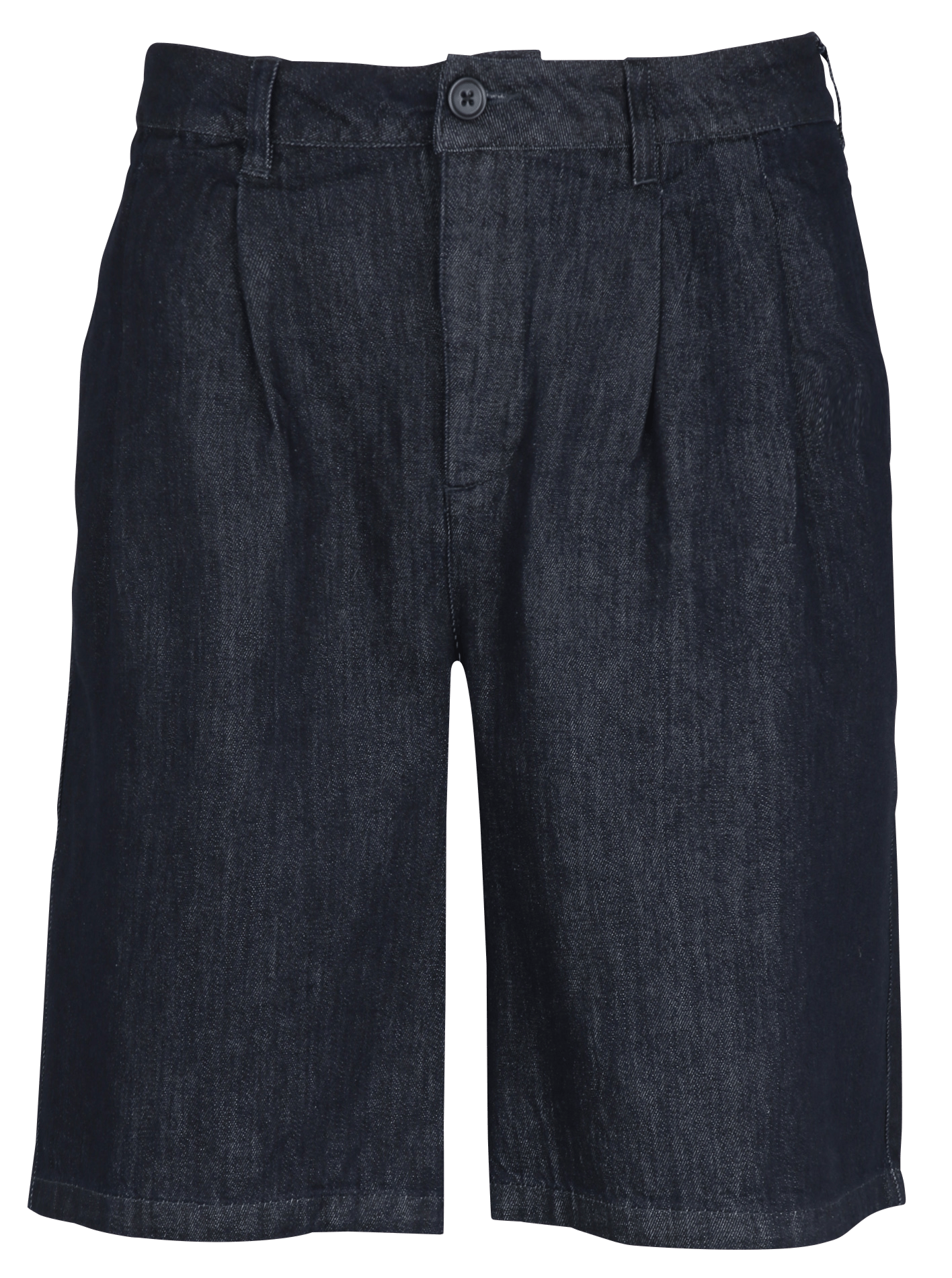 Short denim large en coton mélangé CASUAL FRIDAY Bleu