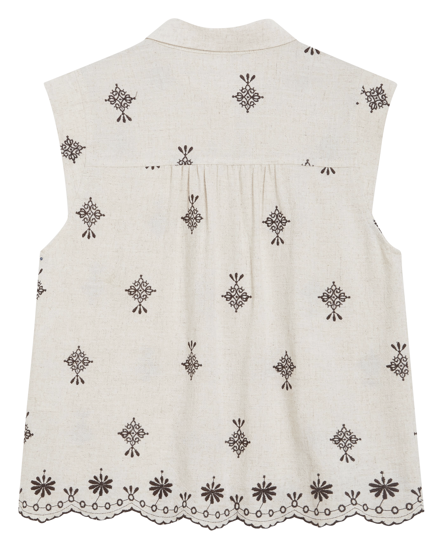 Blouse col classique  GRACE ET MILA Marron