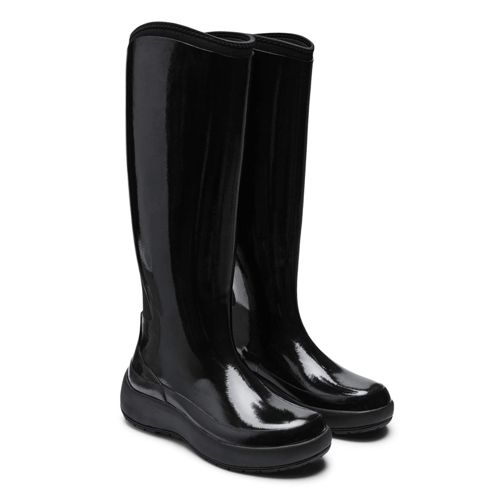 Keilschuhe RAINS Schwarz