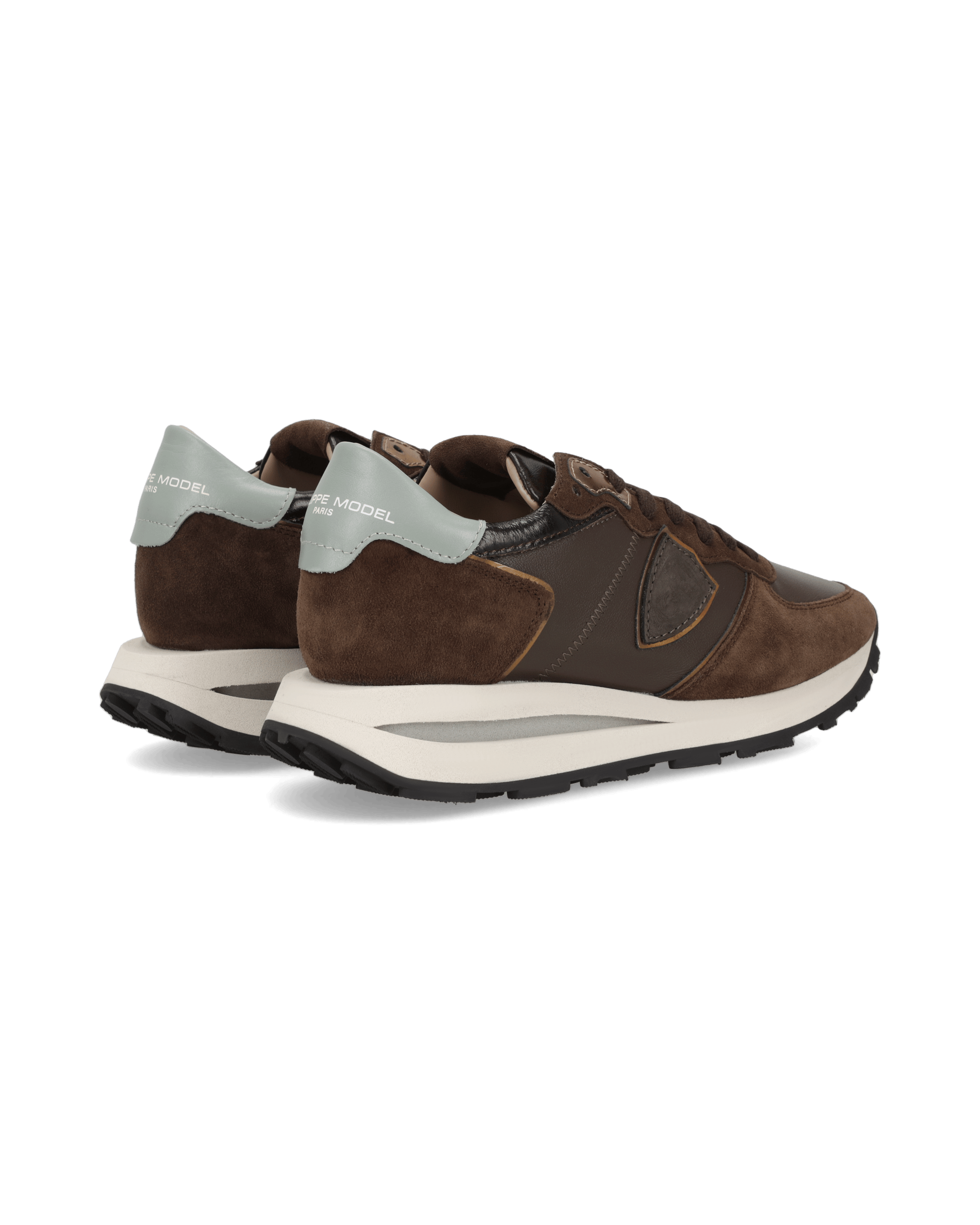 High-top running sneakers PHILIPPE MODEL Brown