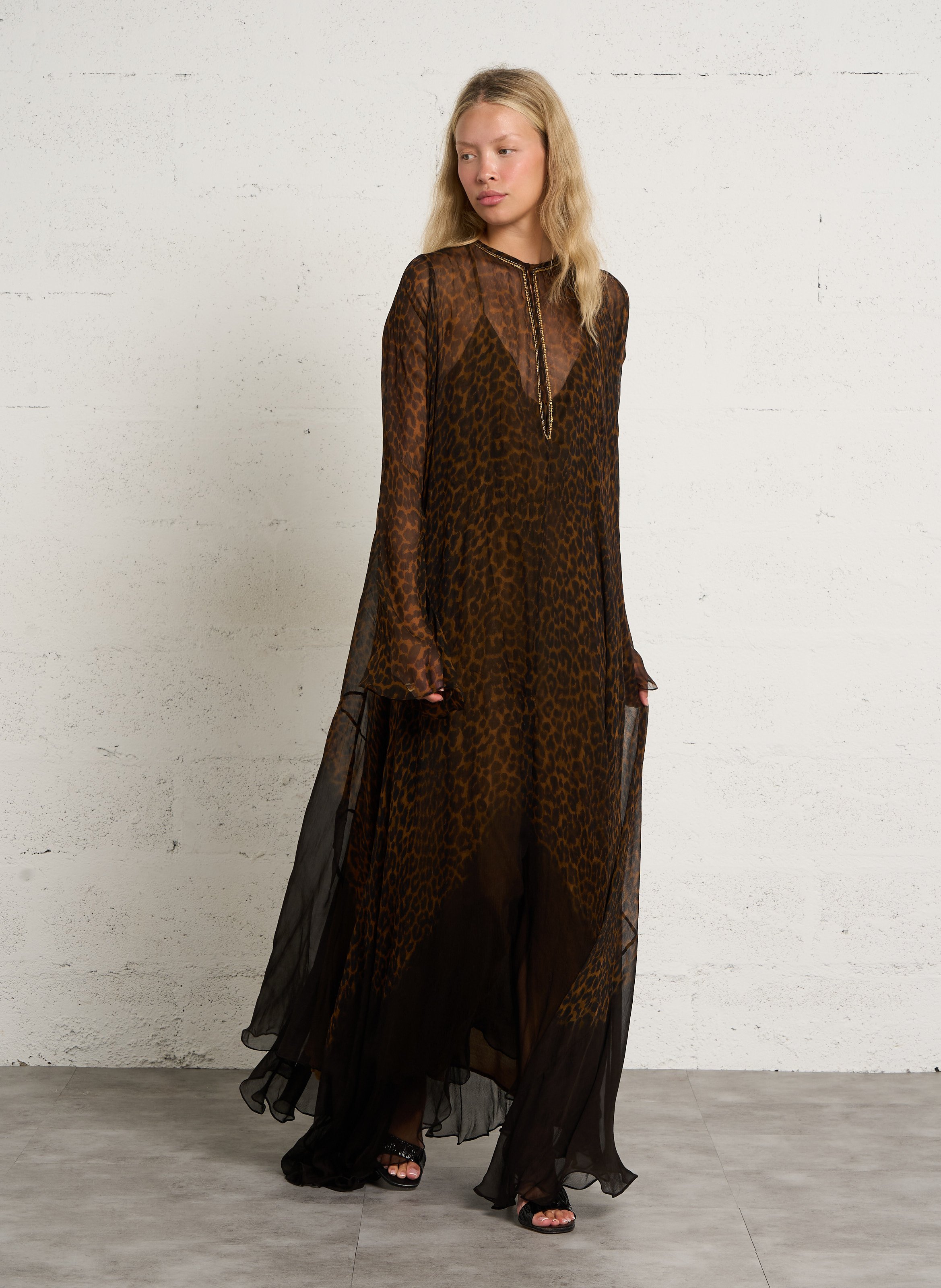 Robe longue imprimée MES DEMOISELLES Multicolore