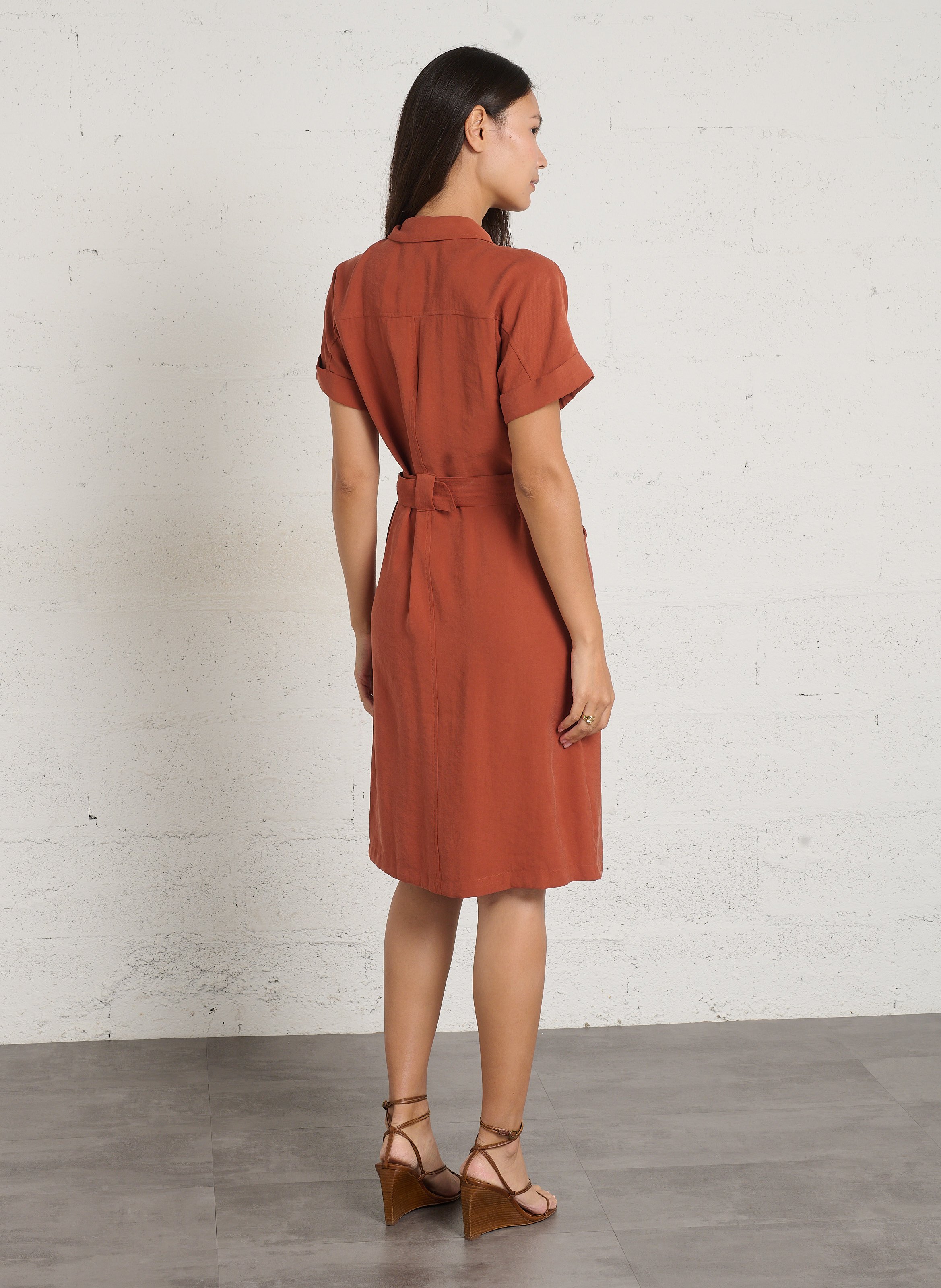 Fitted maxi dress MAISON 123 Red