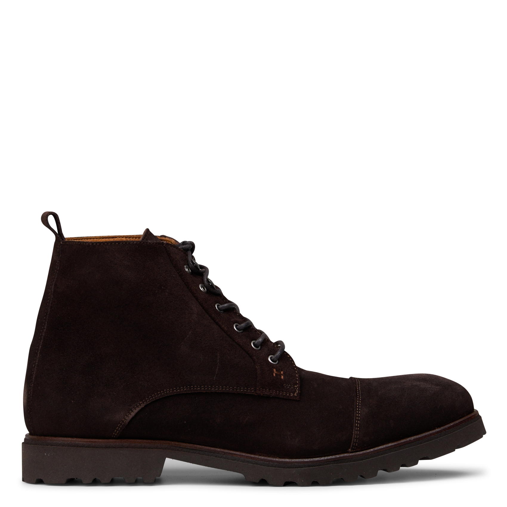 Boots à lacets en cuir HACKETT Marron