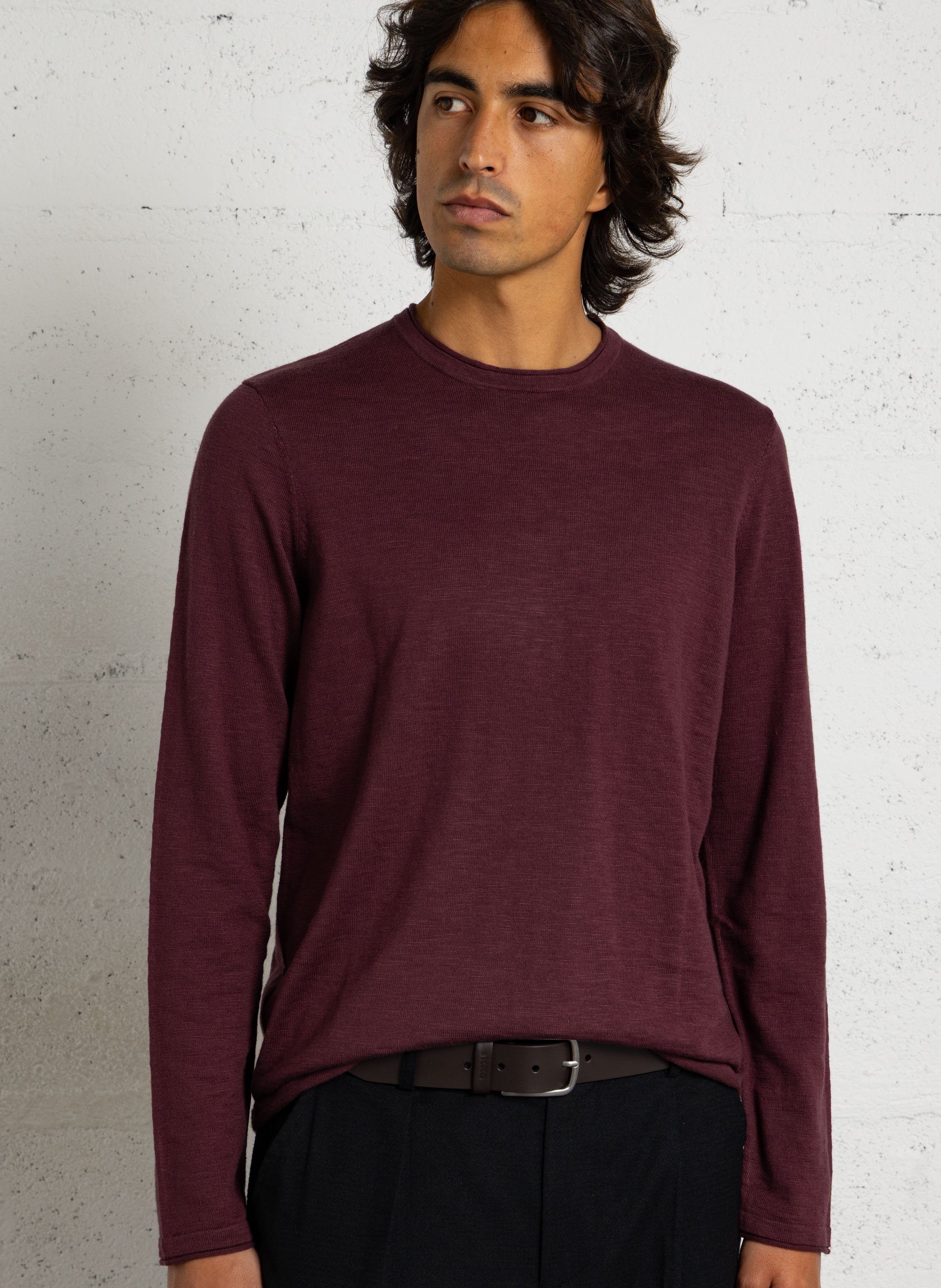 Straight cotton round-neck sweater IKKS