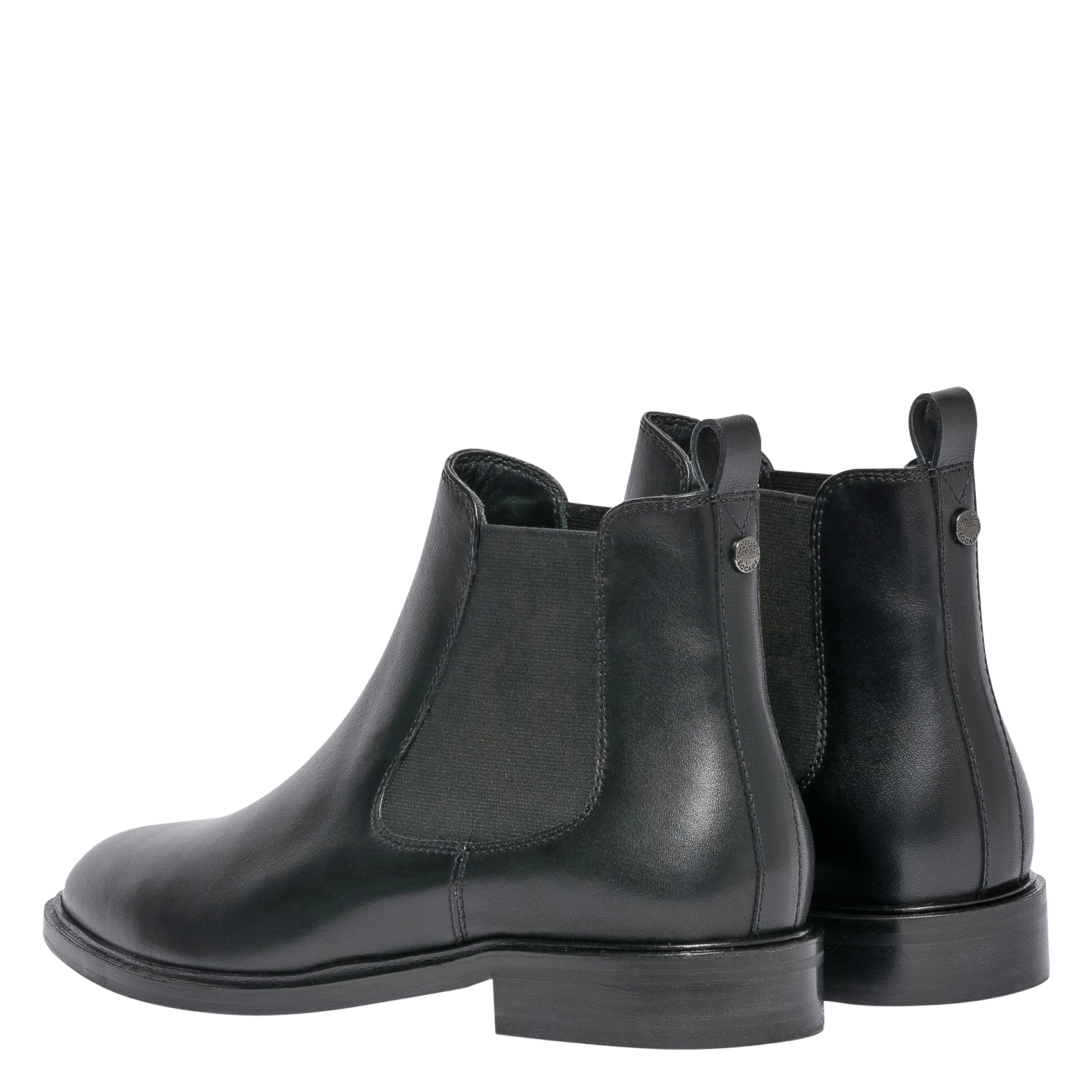 Stiefeletten aus Glattleder BOCAGE Schwarz