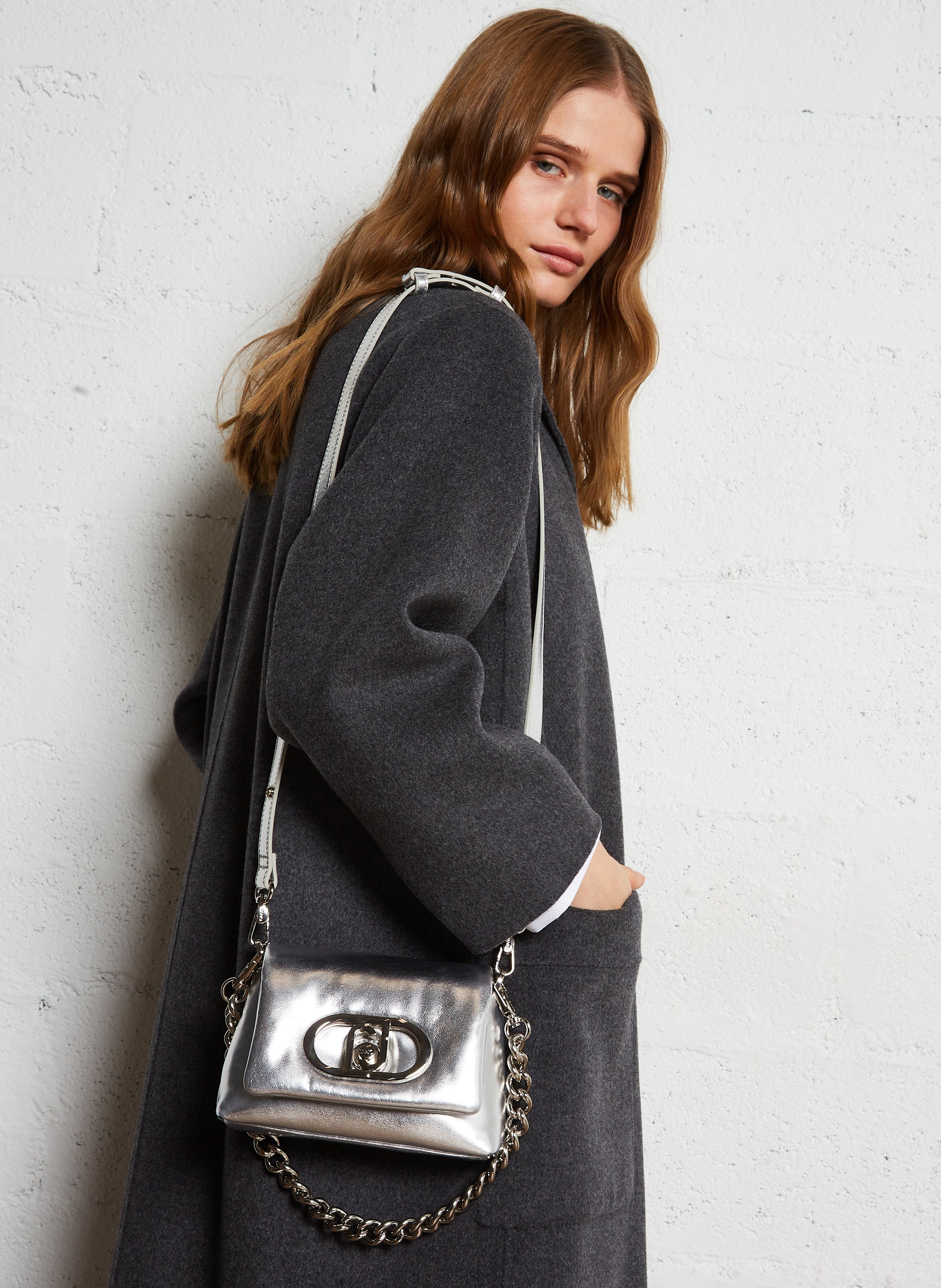 Sac porté épaule LIU JO Argent