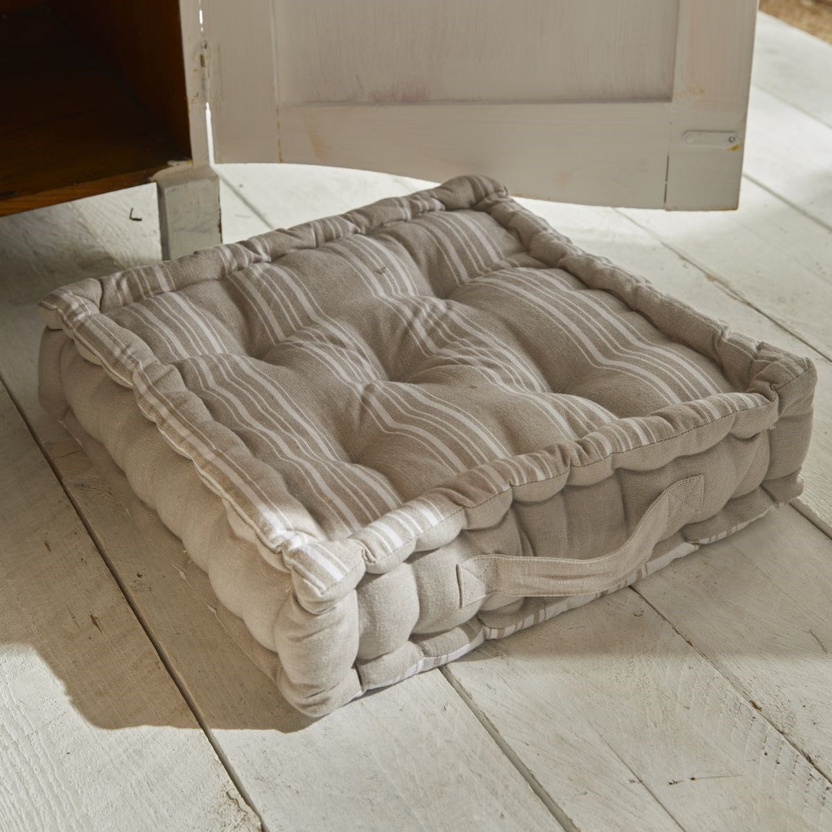 Cotton floor cushion TODAY LINGE DE MAISON Beige