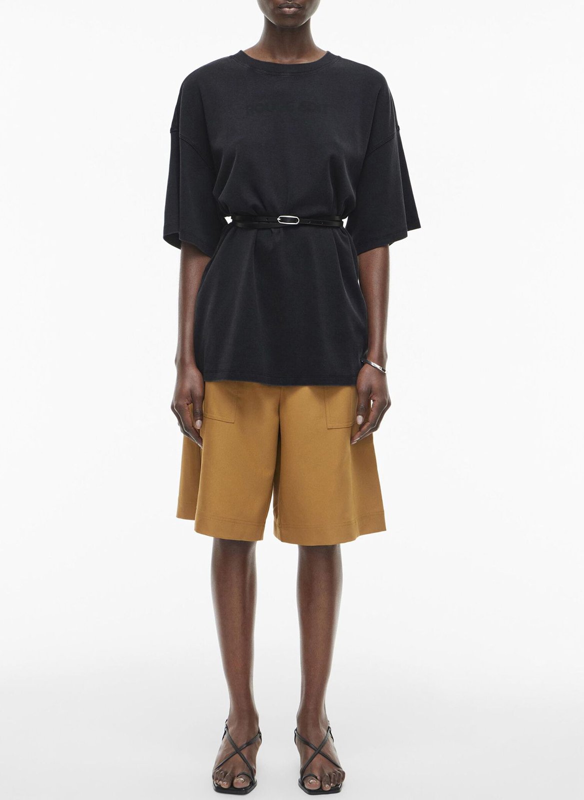 Oversized organic cotton T-shirt ROUGE EDIT Grey