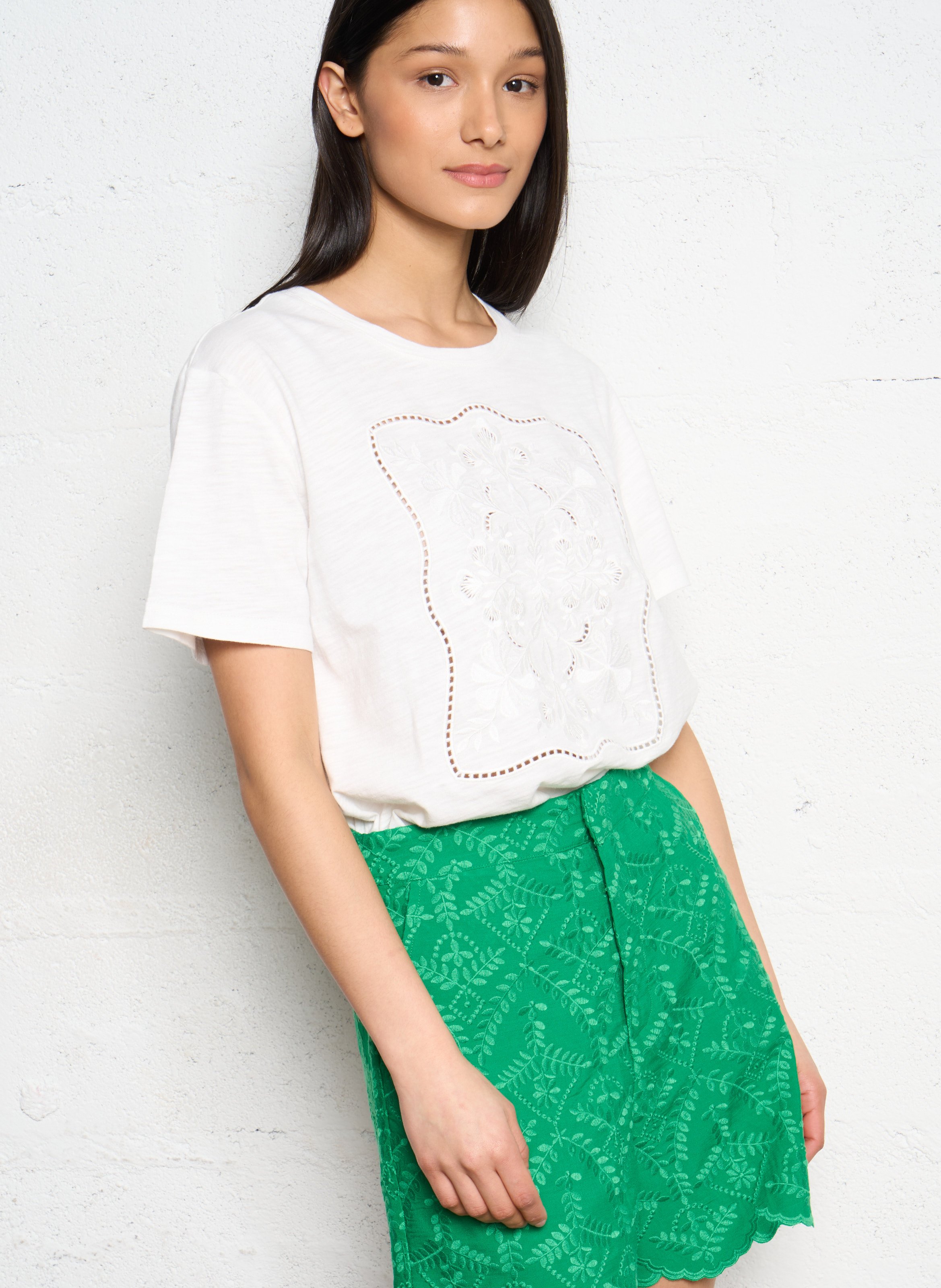 Camiliday round-neck sleeveless cotton top LA PETITE ETOILE Beige