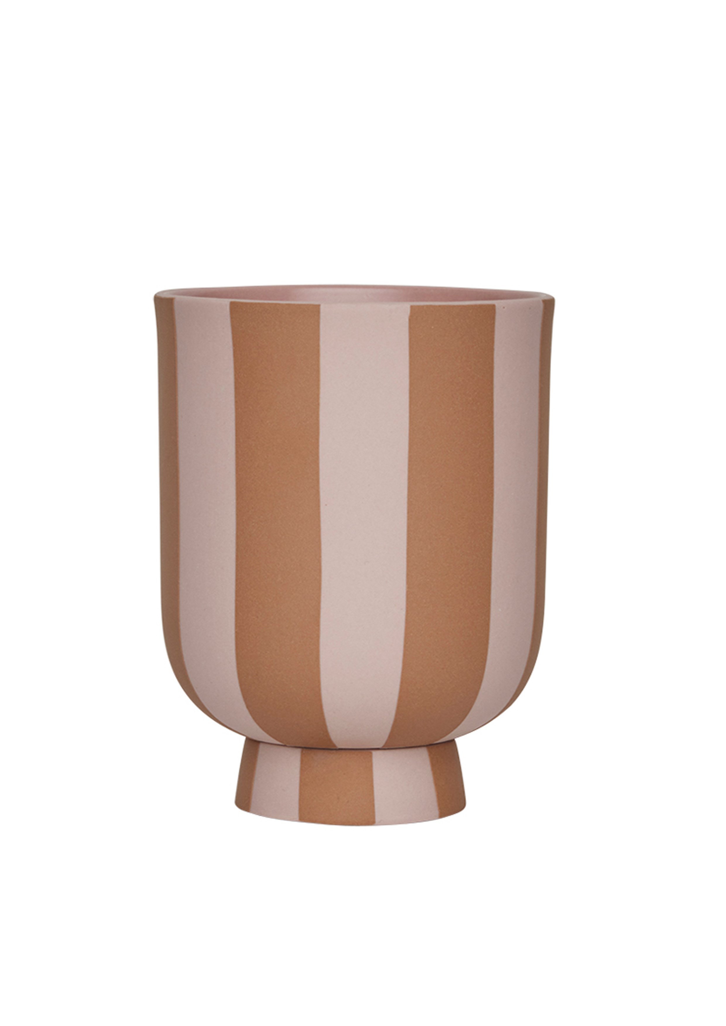 Stoneware vase OYOY LIVING DESIGN Pink
