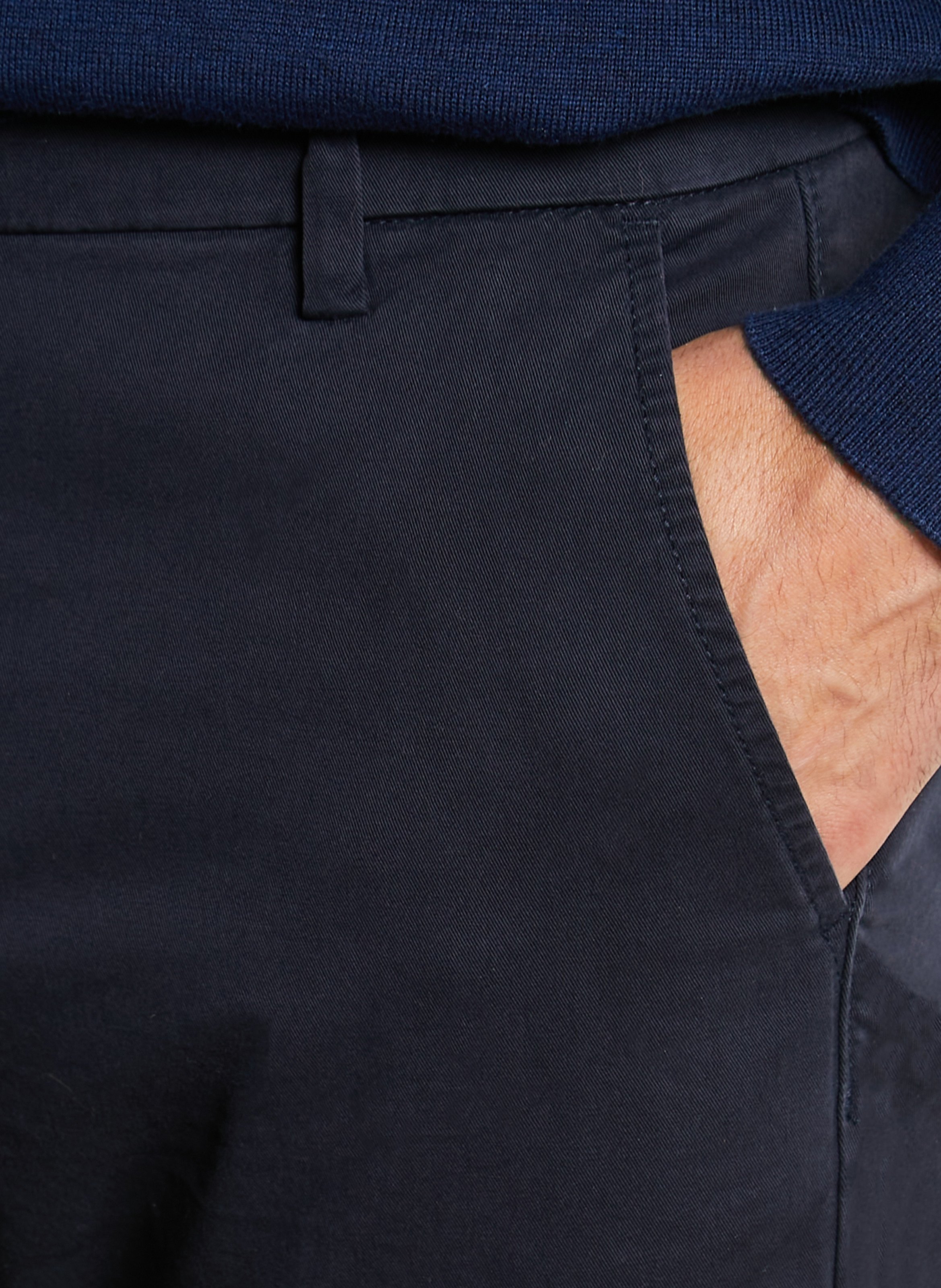 Bucket Hat aus Baumwoll-Mix IKKS Blau