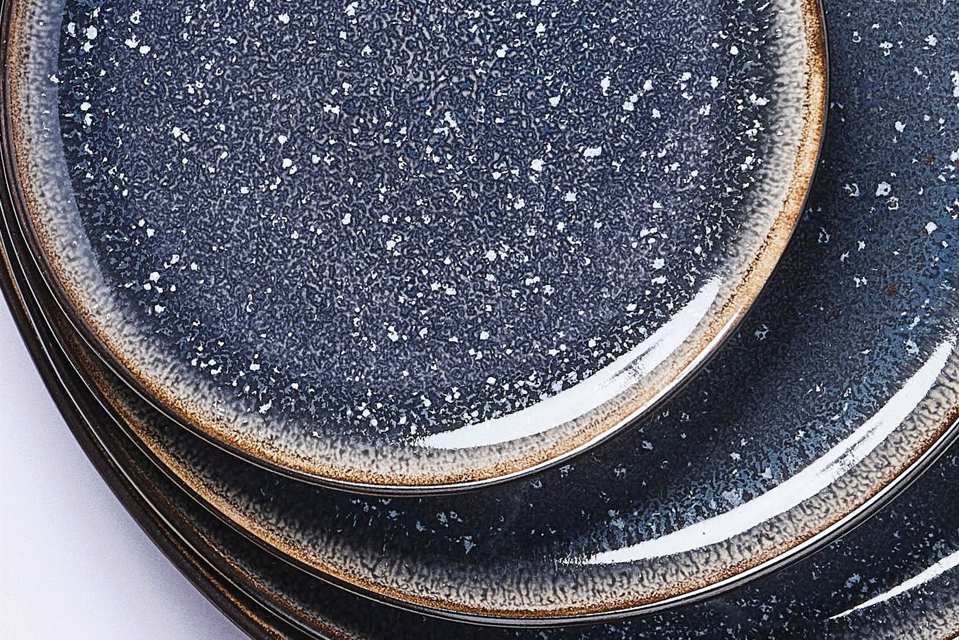 Iris Plate ø16cm - Set of 6 - Midnight Blue BJORN Blue