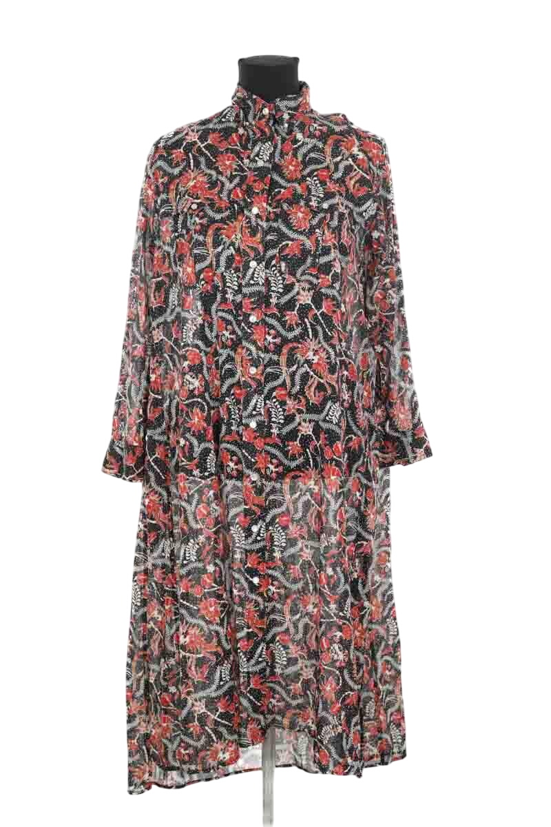 Cotton dress ISABEL MARANT ÉTOILE - SECONDE MAIN Black