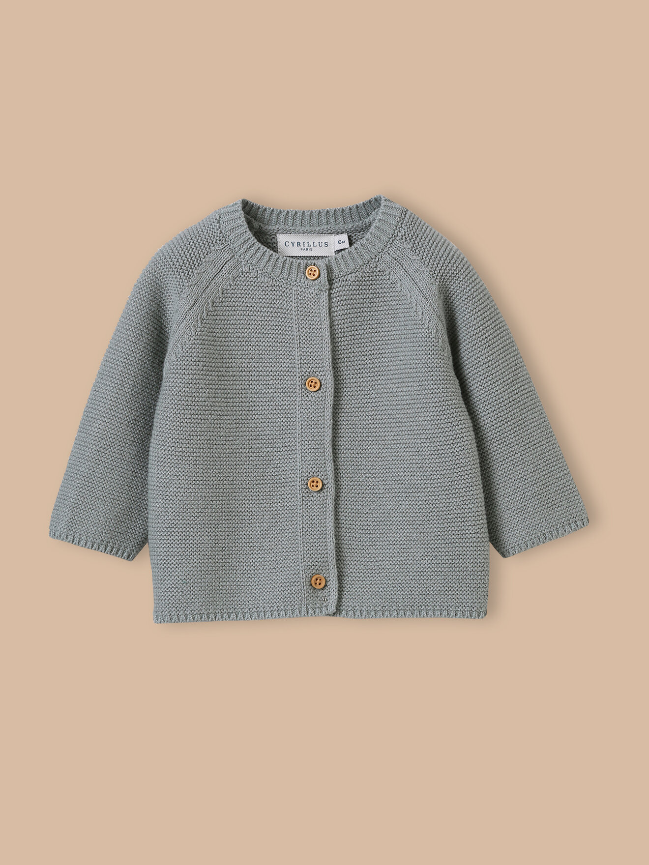 Organic cotton and wool cardigan CYRILLUS