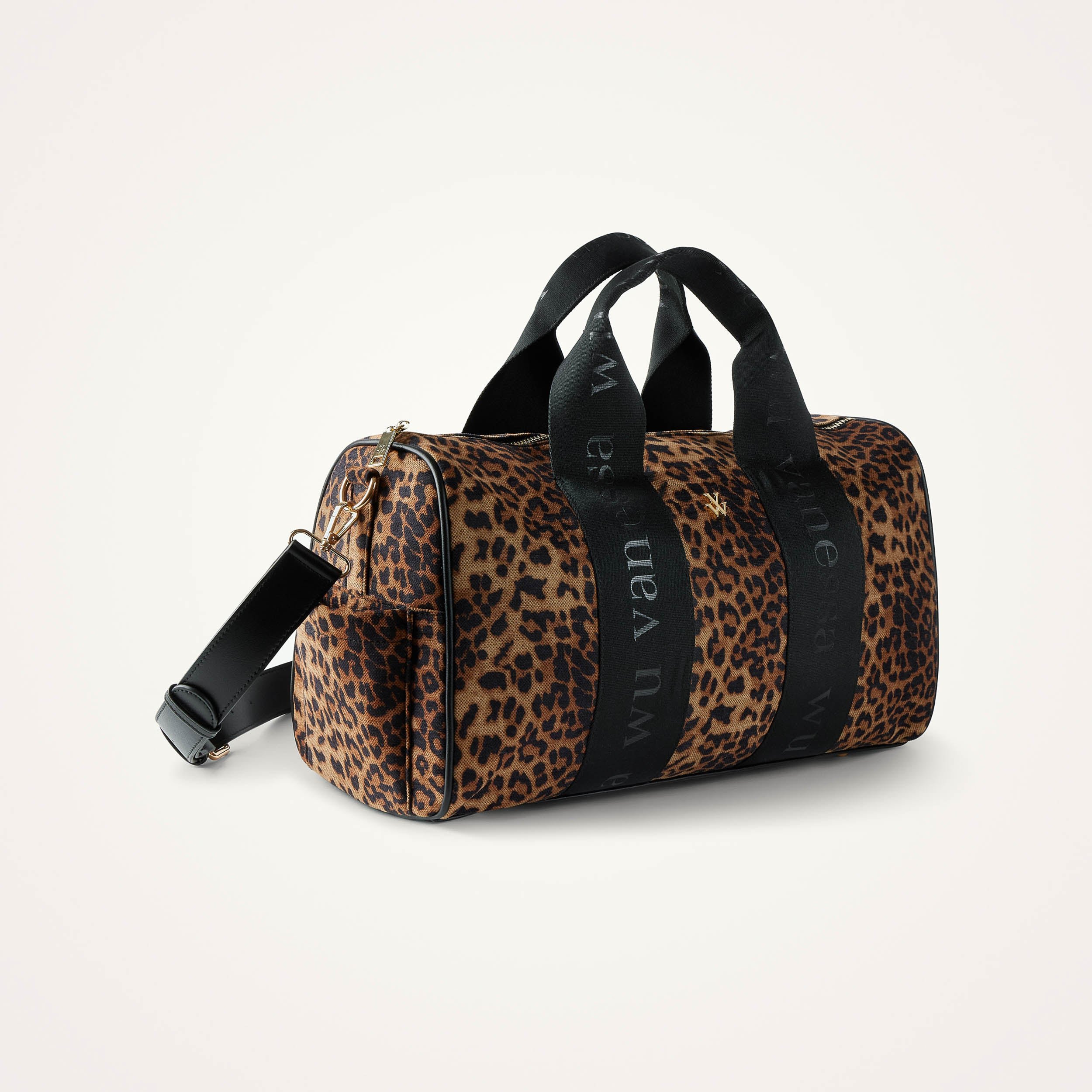 Sac week-end en velours VANESSA WU Marron