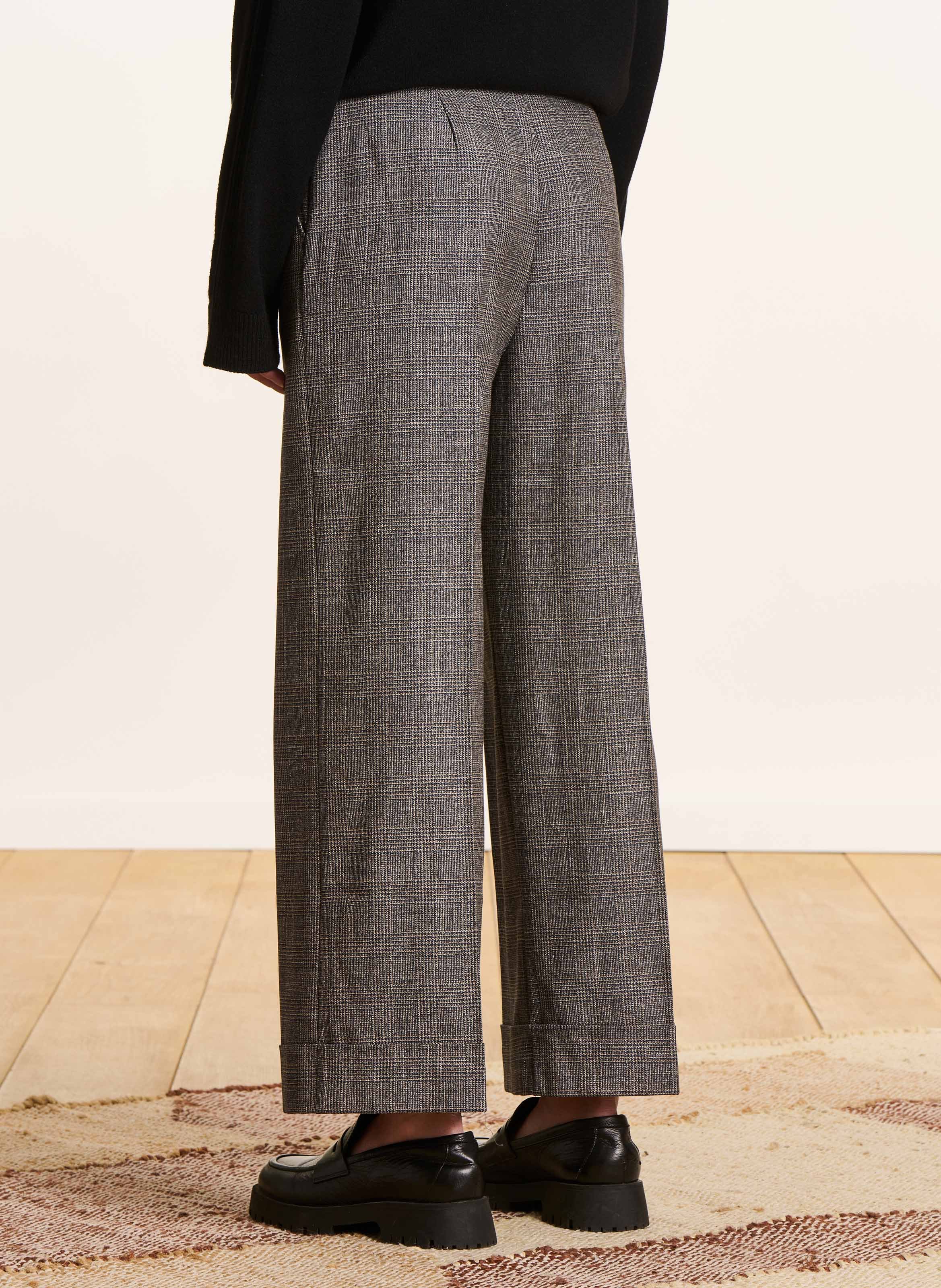 Checked cigarette pants LA FEE MARABOUTEE Multicolored