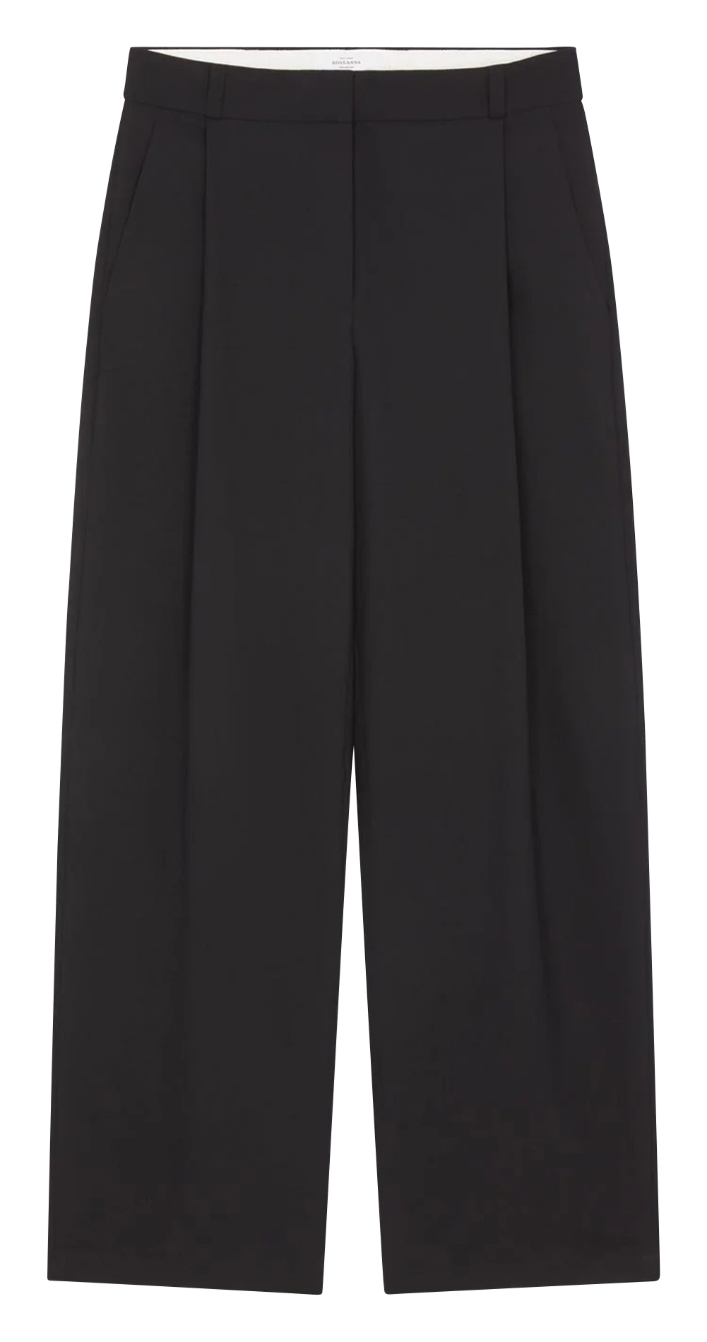 Pantalon coupe tailoring taille haute ROSEANNA Noir