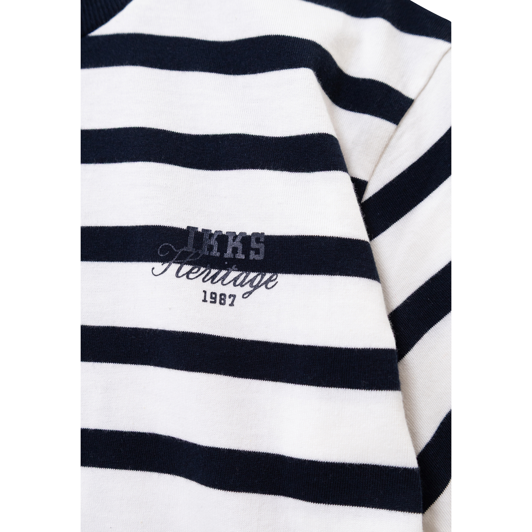 Gerade geschnittenes T-Shirt aus Baumwolle IKKS JUNIOR Blau