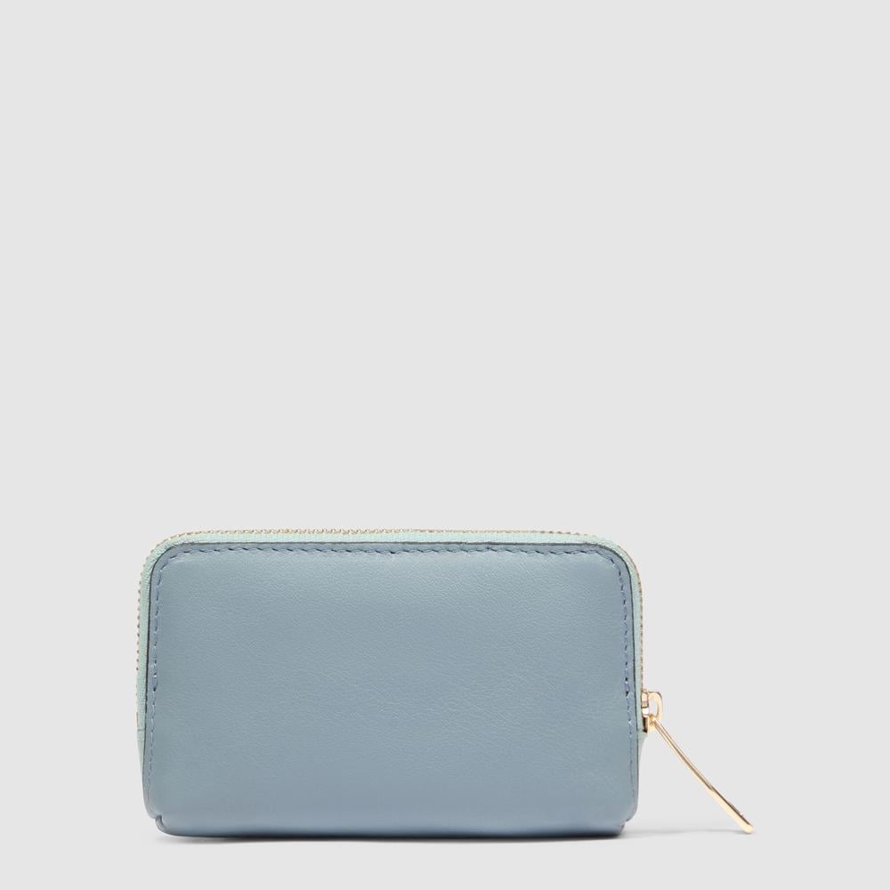 Leather key case PIQUADRO Blue