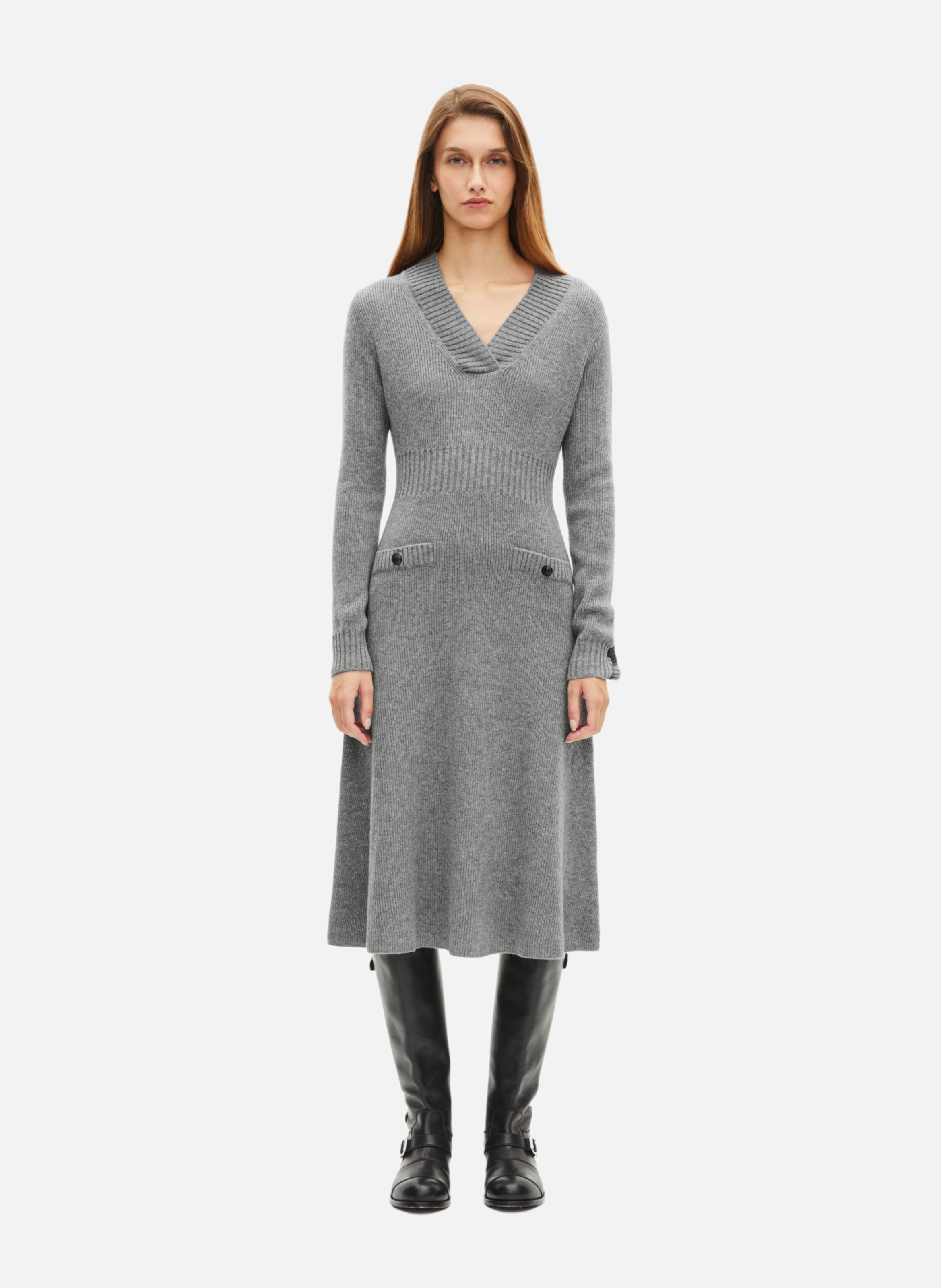 Long wool dress THE KOOPLES