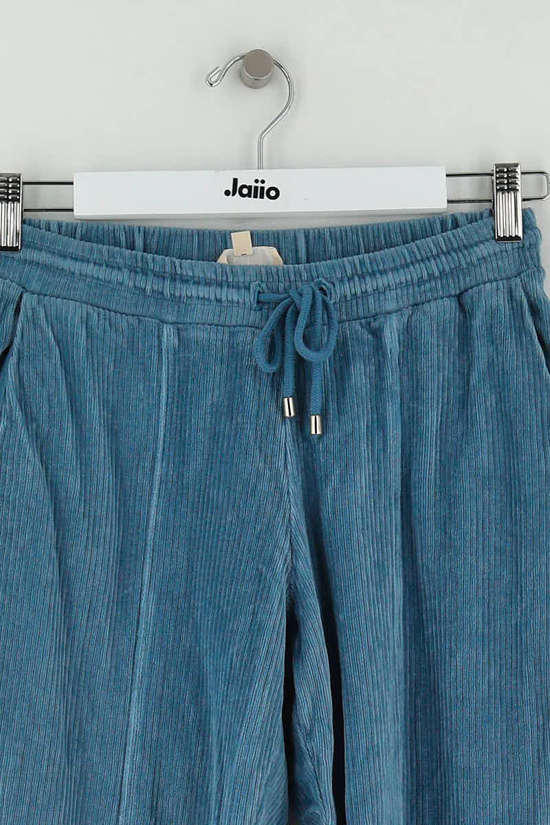 Carrot trousers SEZANE - Seconde main Blue