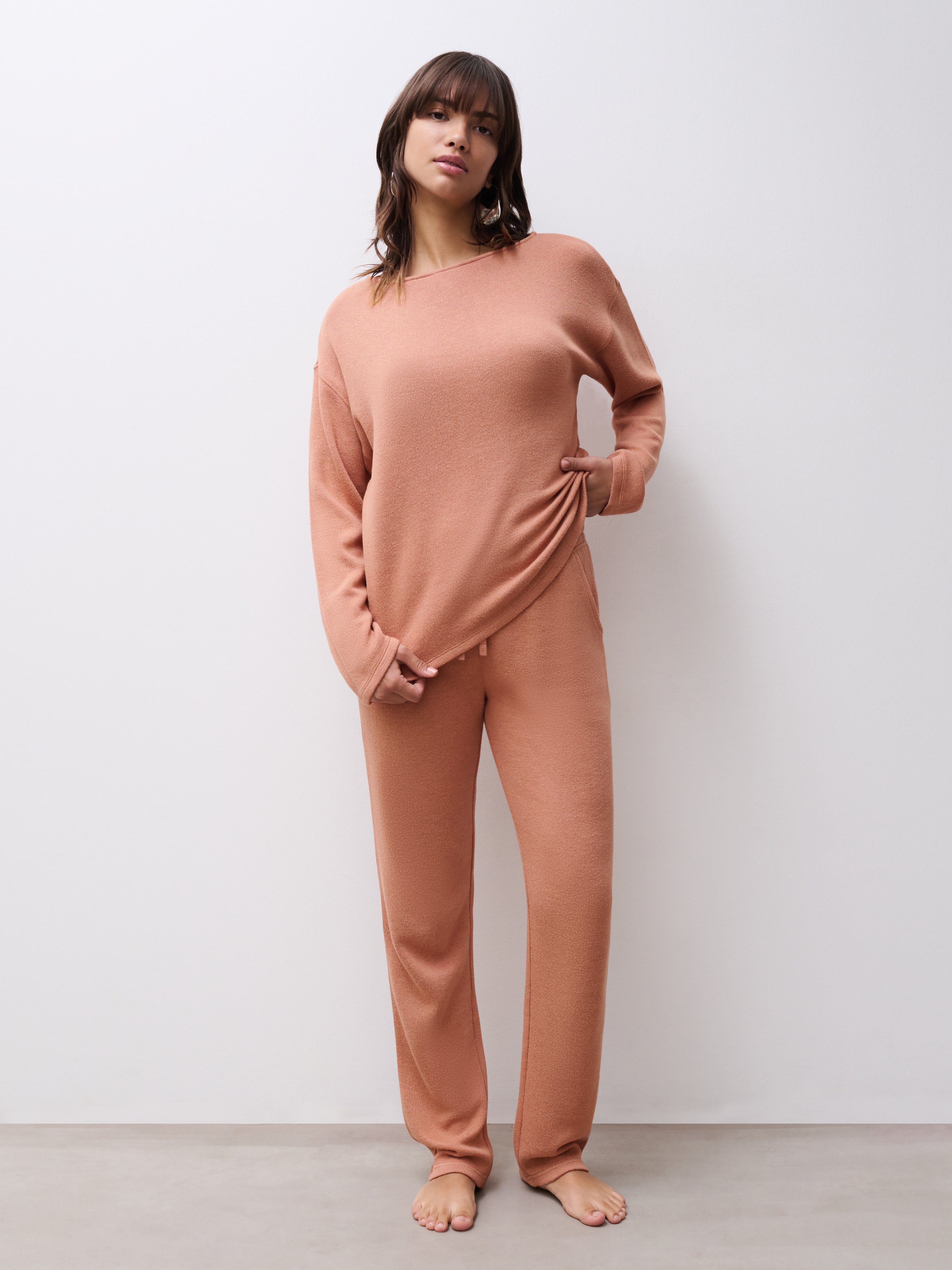 Long-sleeve T-shirt CHANTELLE Beige