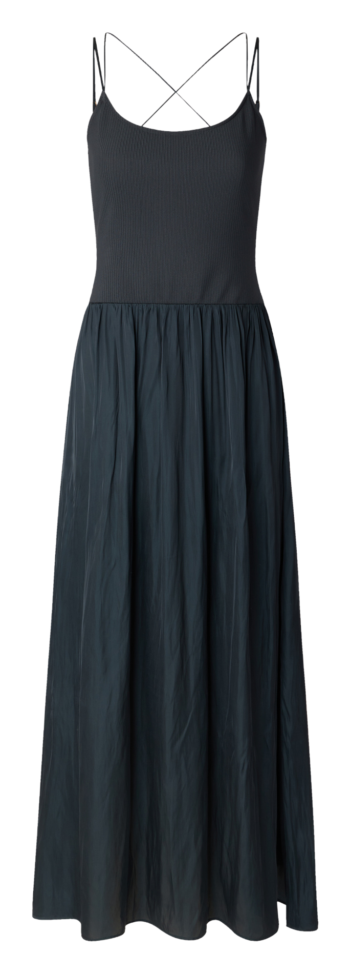 Lange jurk met ronde hals SESSUN Green