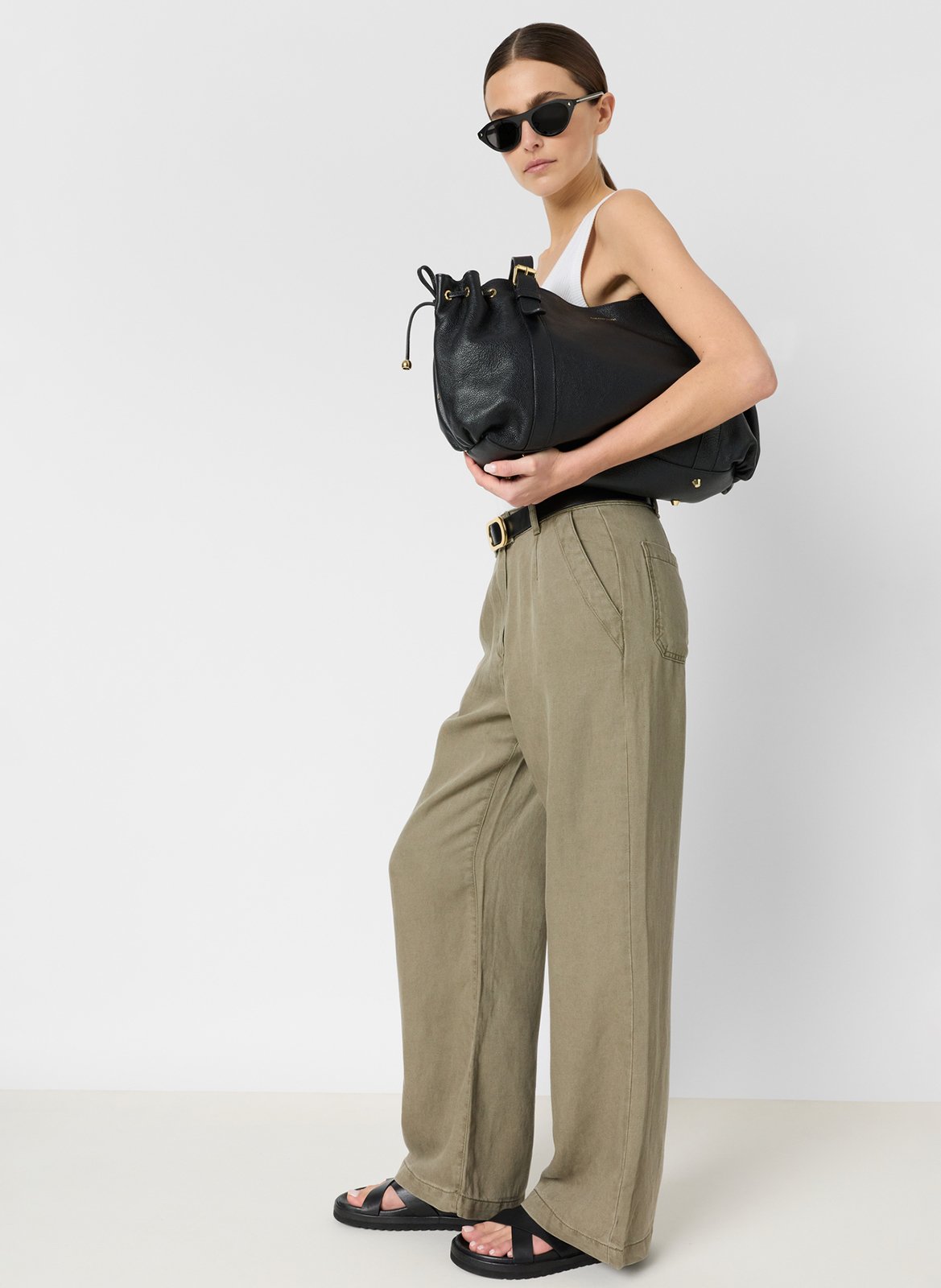 Weit geschnittene Hose GERARD DAREL Khaki