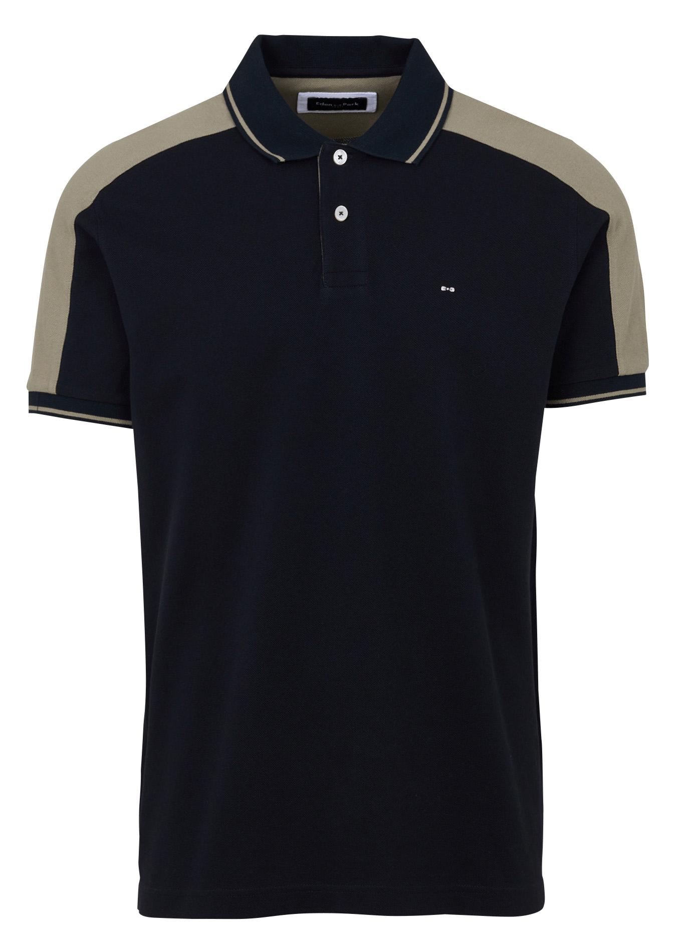 Polo droit en coton EDEN PARK Beige