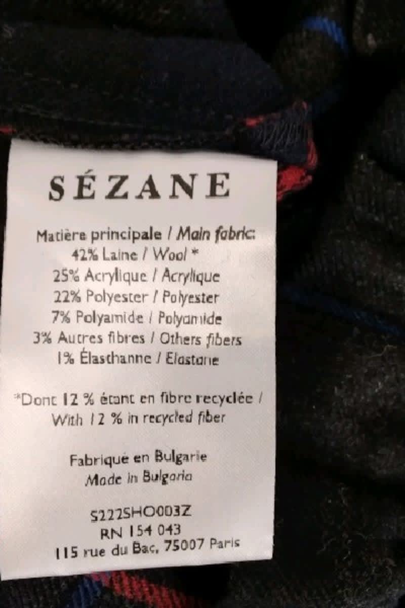 Short SEZANE - Seconde main Noir