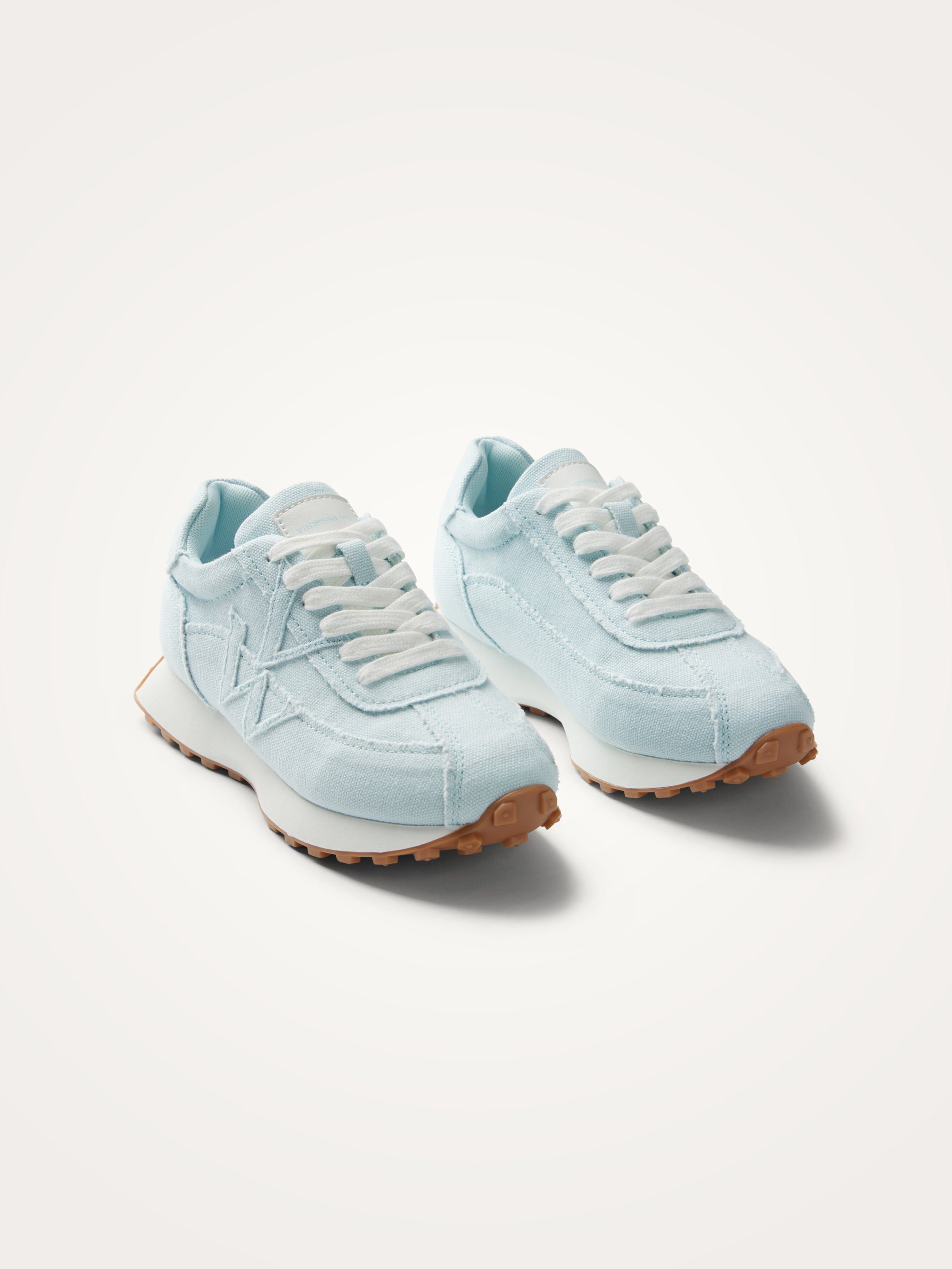 Sneakers with monogram on running sole VANESSA WU Blue
