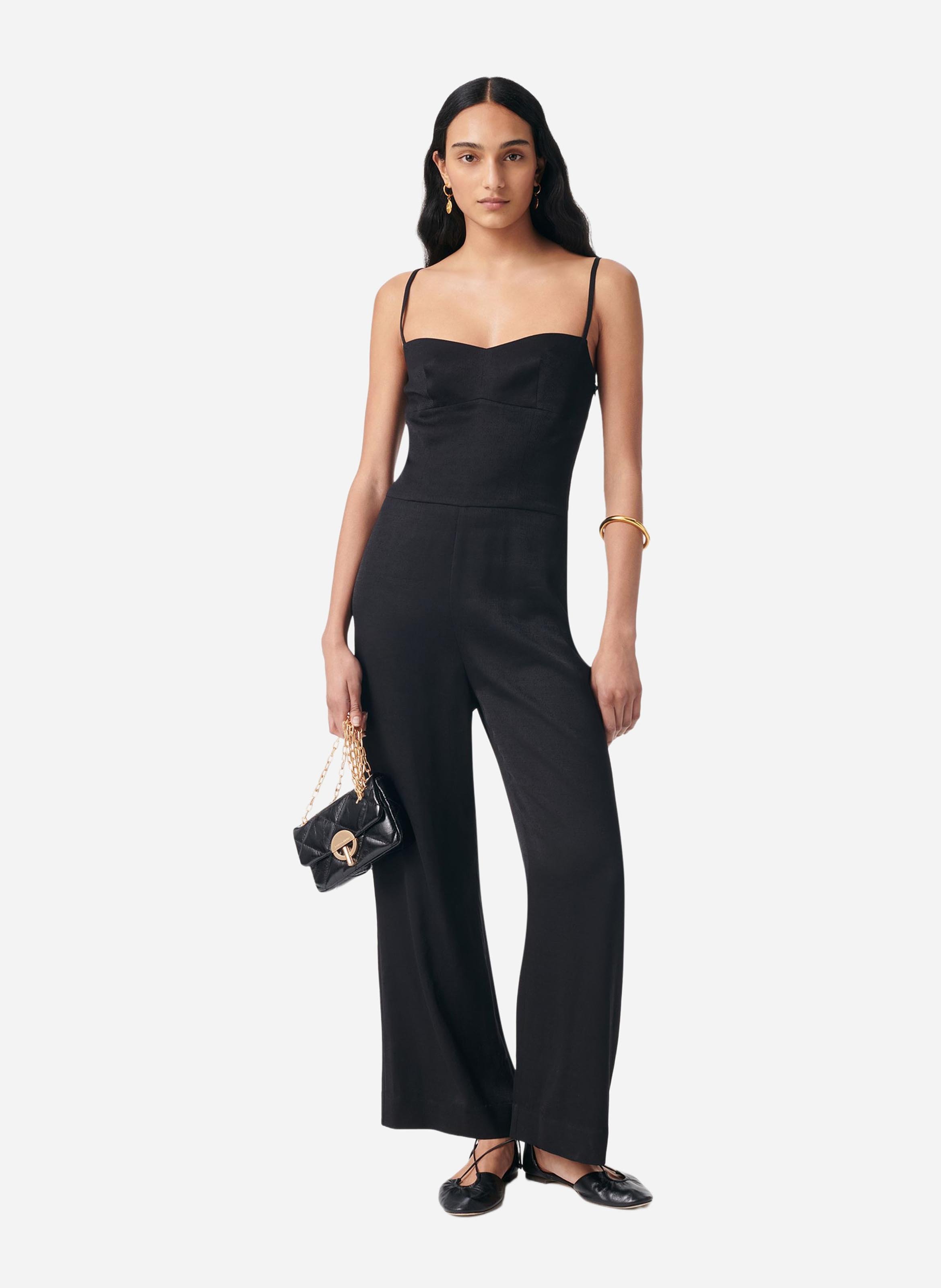 Gerade geschnittener Jumpsuit VANESSA BRUNO Schwarz