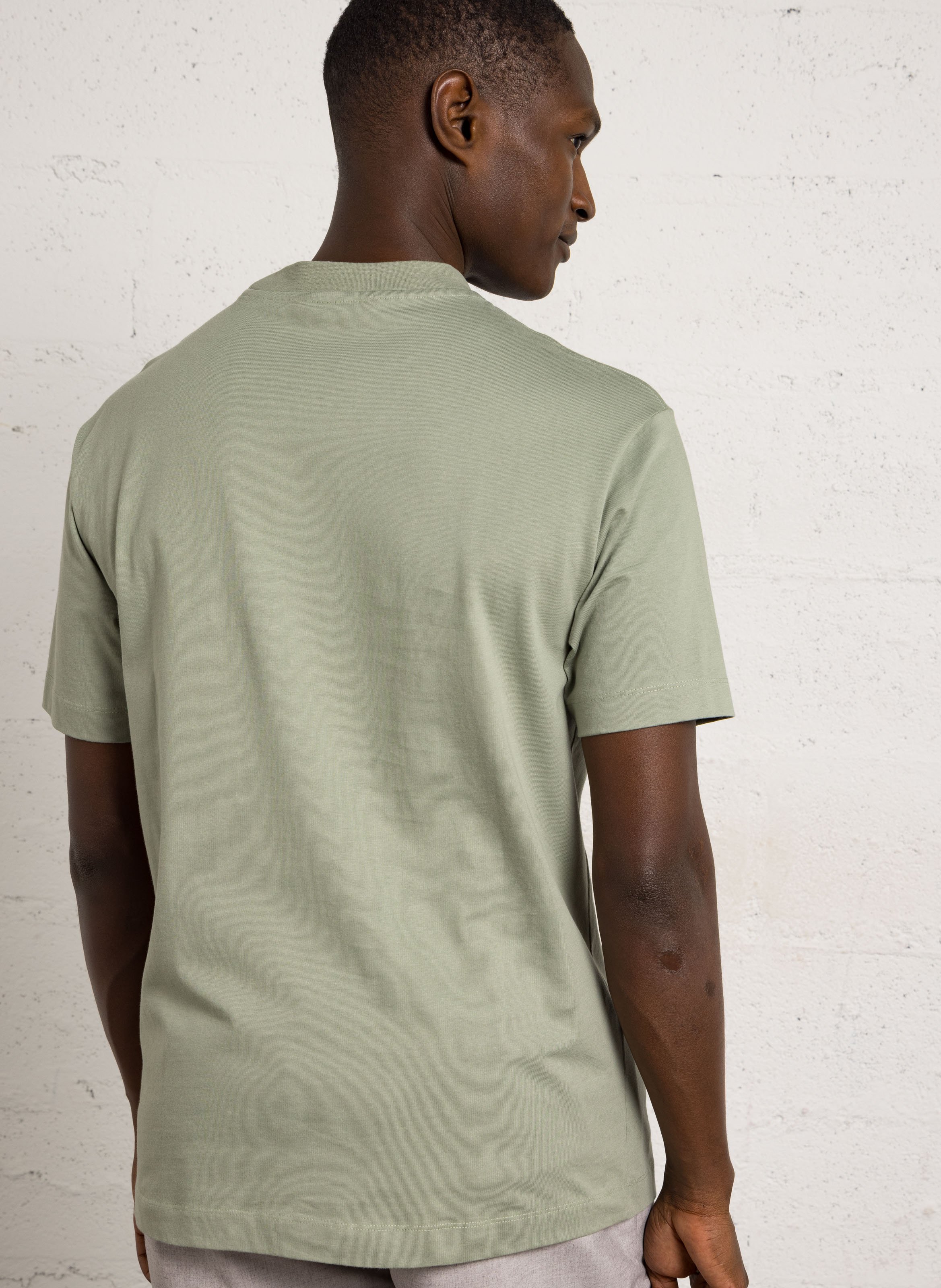 Tee-shirt oversize col rond en coton biologique MINIMUM Vert