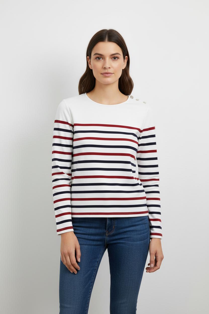 Tommy Badge T-shirt SEZANE - Seconde main White