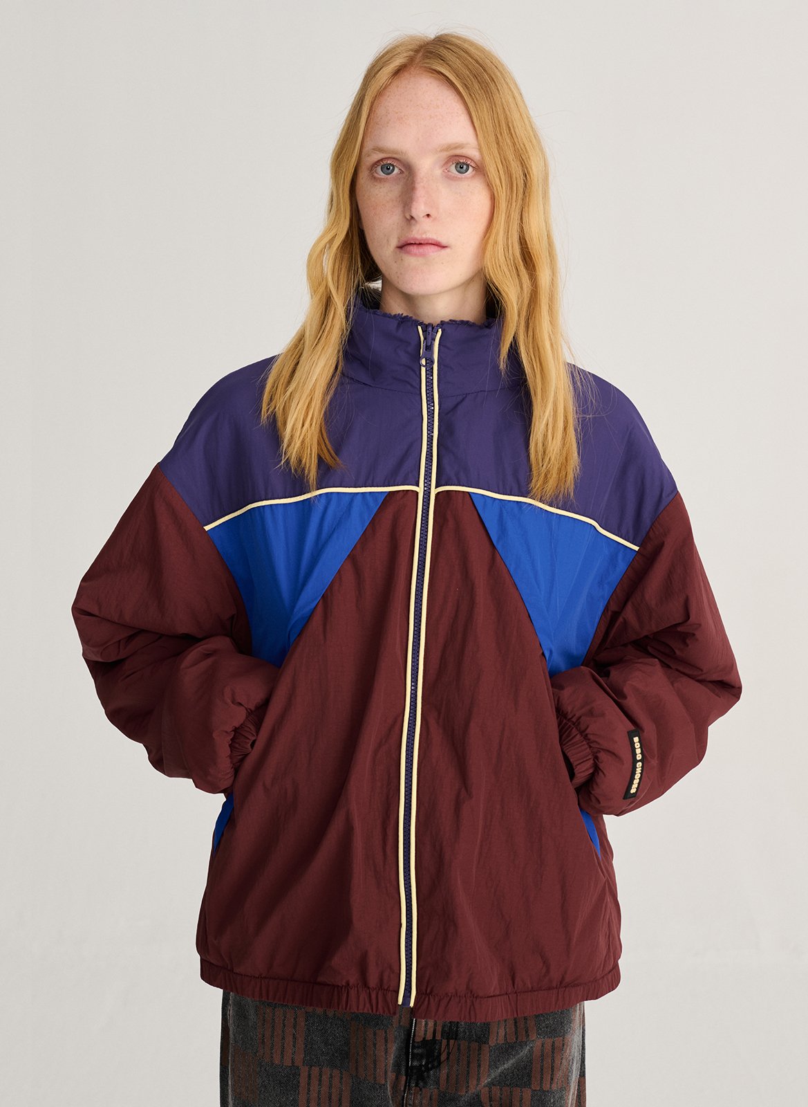 Veste color block réversible à col montant BOBO CHOSES Multicolore