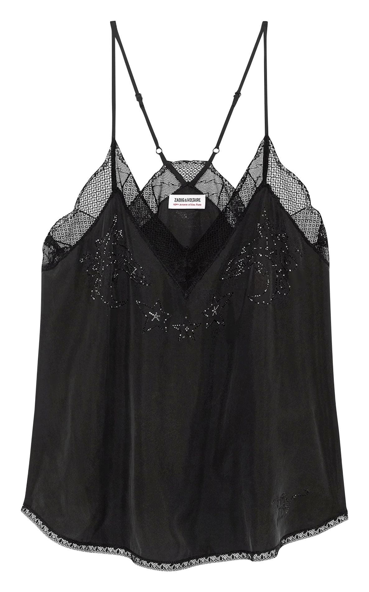 Caraco en soie ZADIG&VOLTAIRE Noir