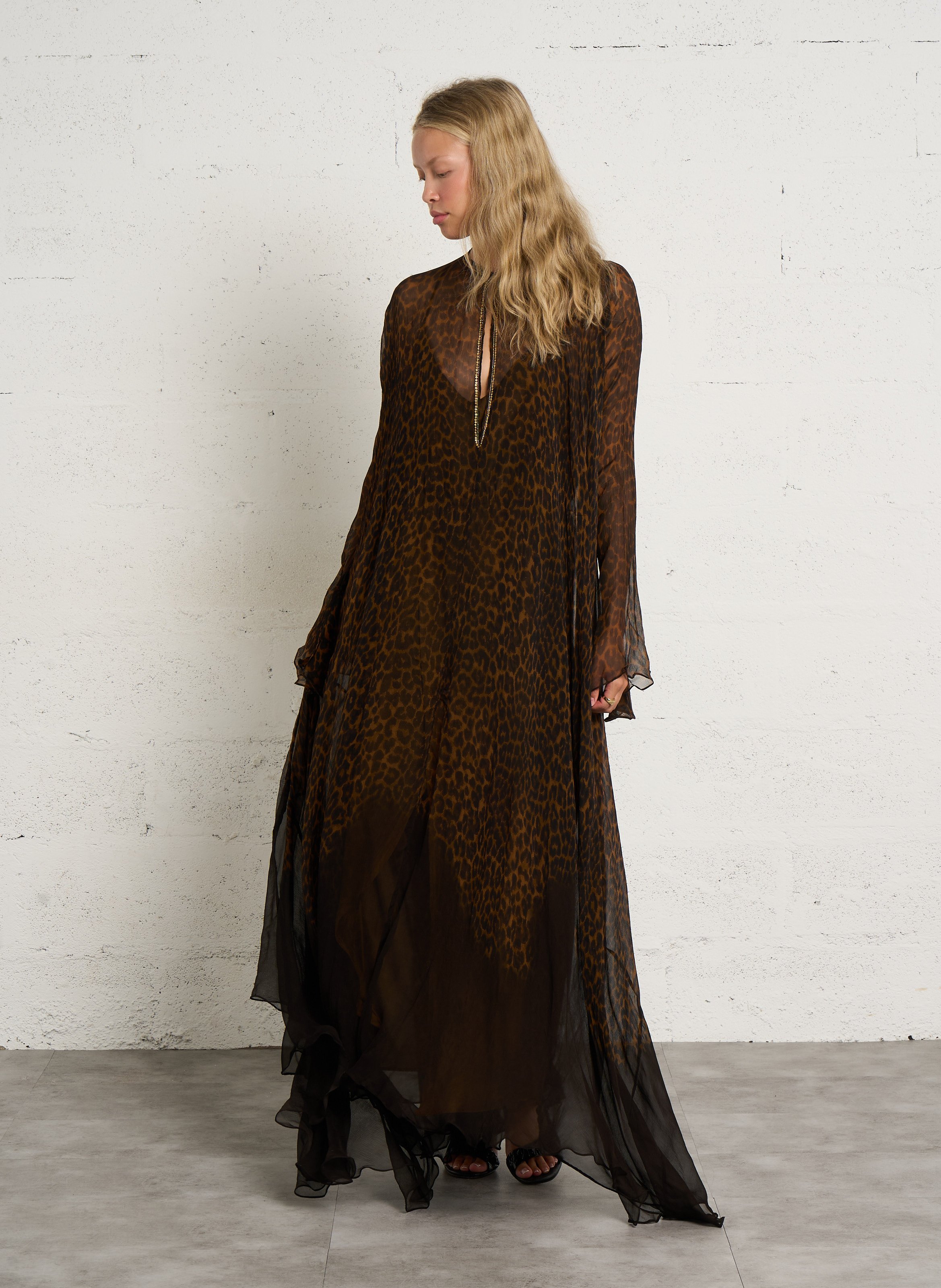 Robe longue imprimée MES DEMOISELLES Multicolore