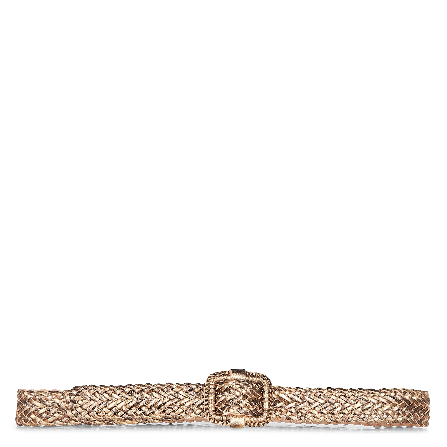 Ceinture tressée en cuir  DoréBA&SH