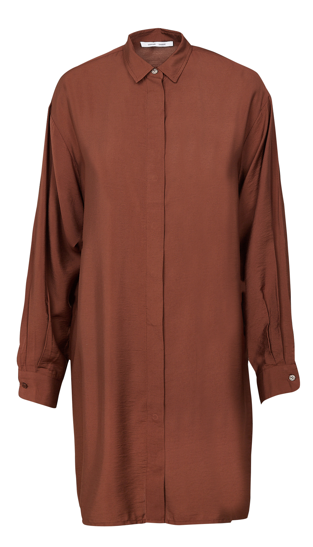Robe chemise courte  SAMSOE SAMSOE Marron
