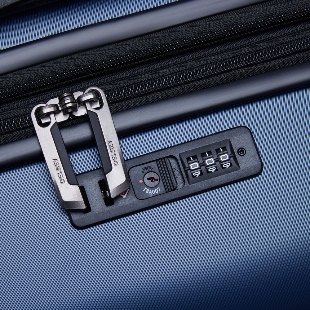 Rigid hold suitcase DELSEY PARIS Blue