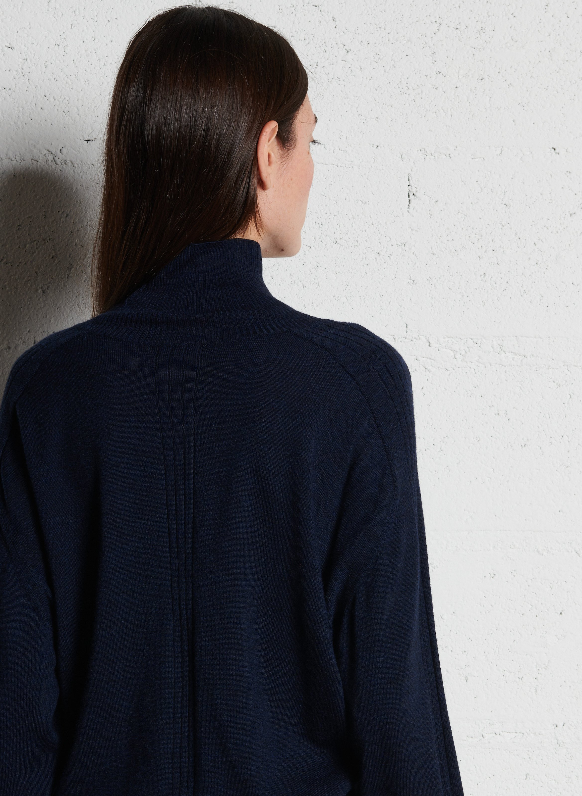Wool turtleneck SOEUR Blue