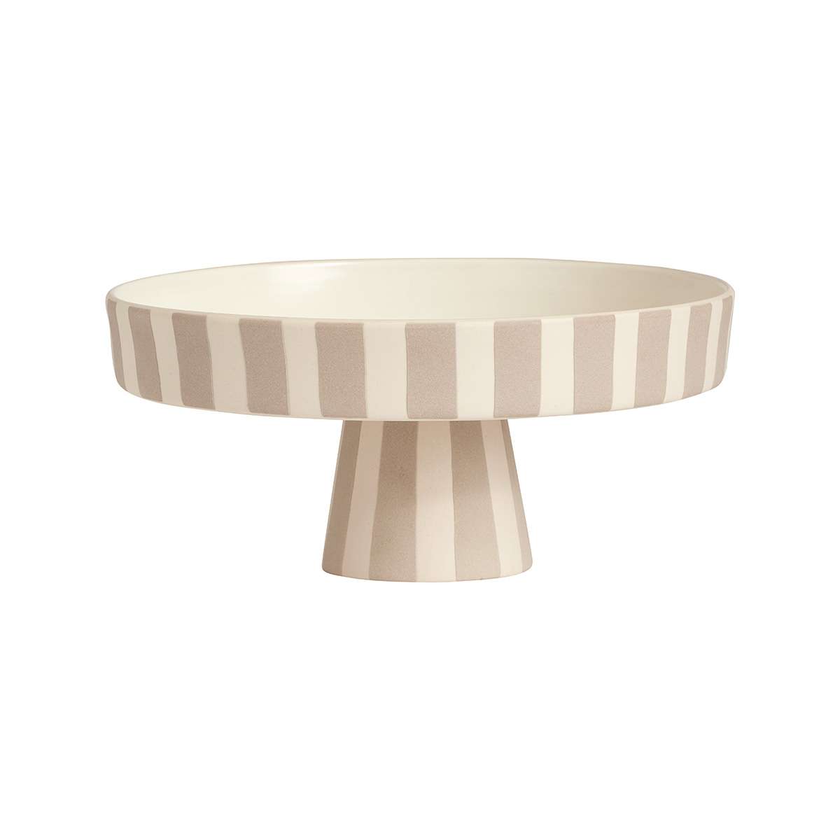 Stoneware plate OYOY LIVING DESIGN Beige