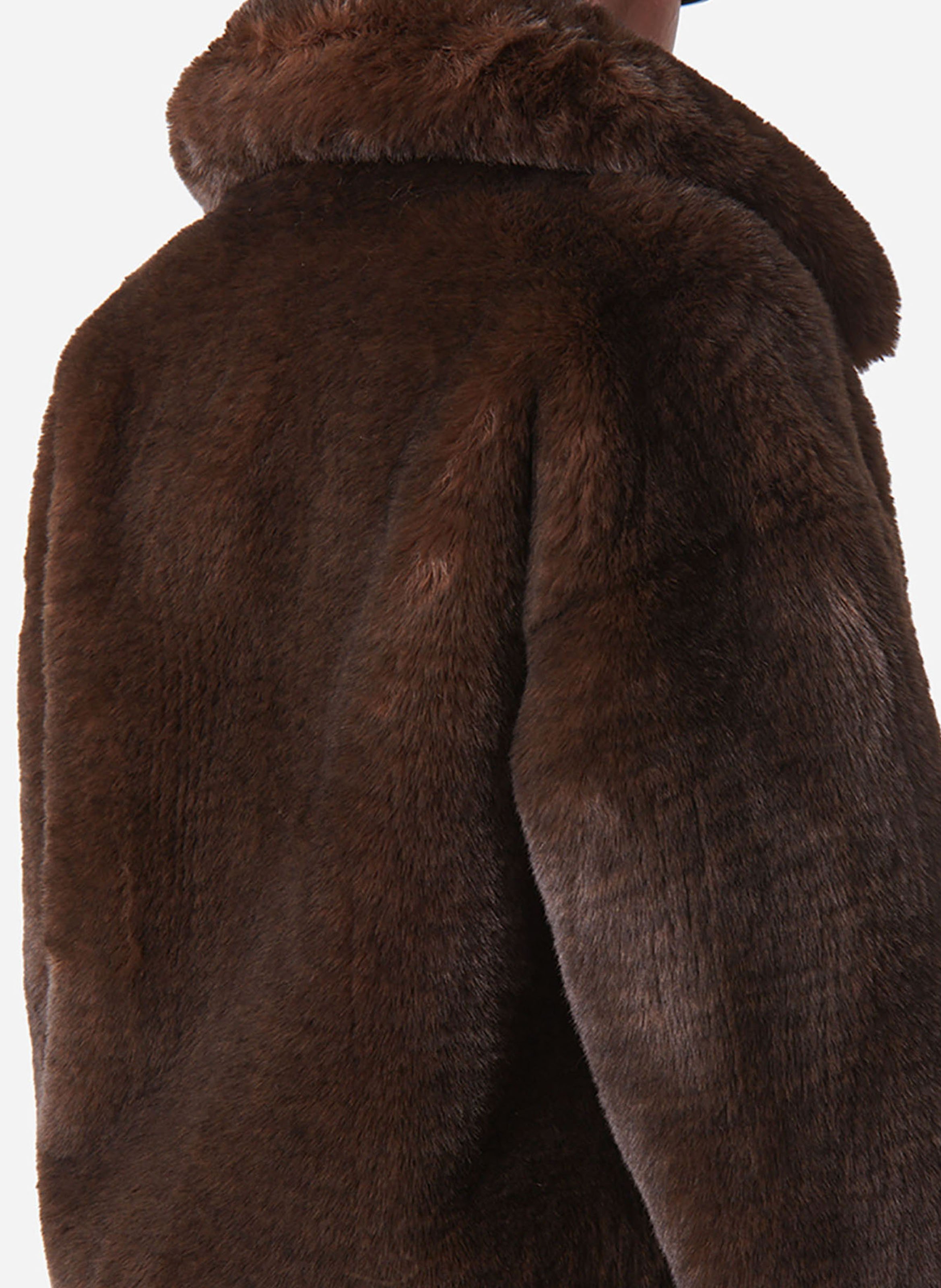 Korte jas met bonteffect VANESSA BRUNO Bruin