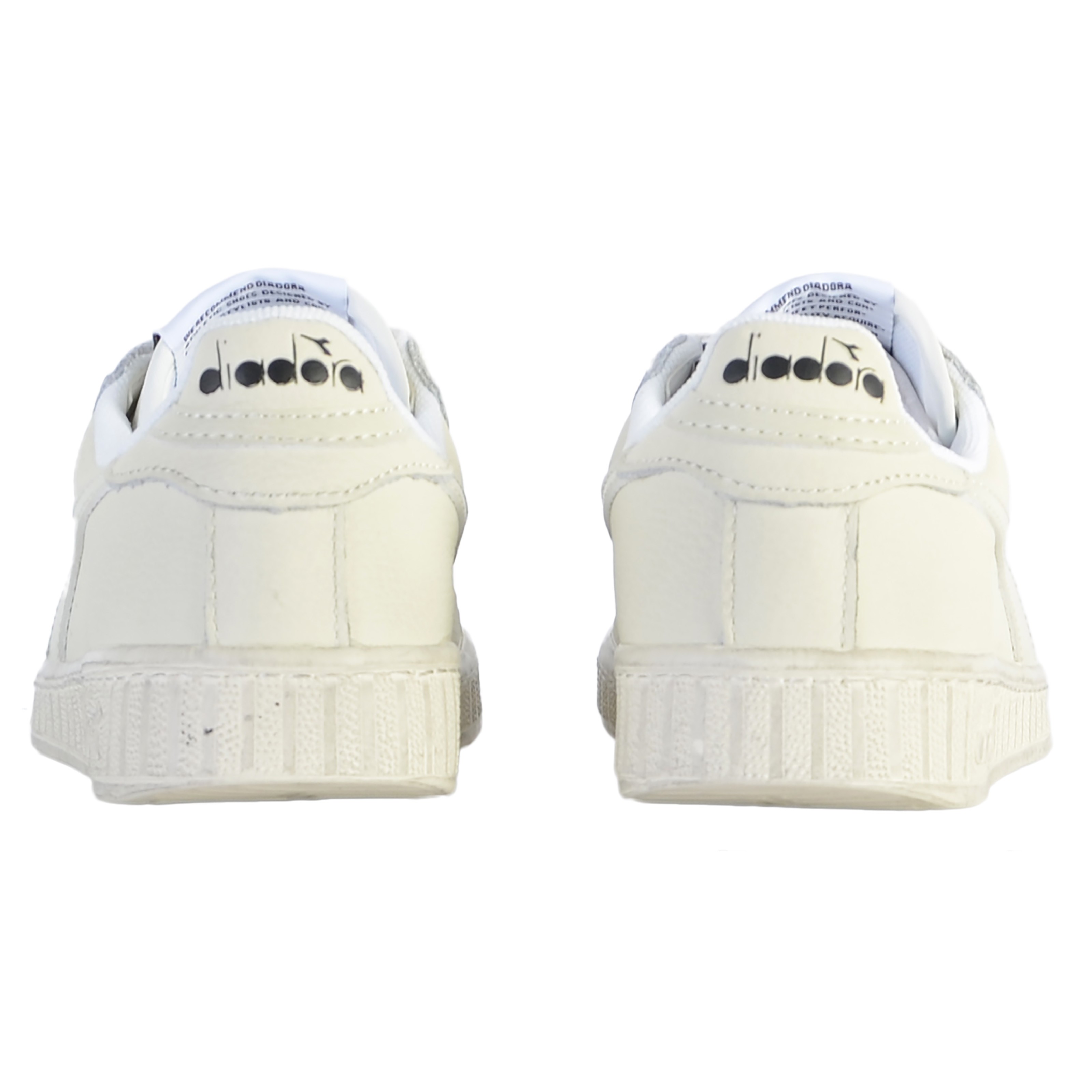 Waxed leather low-top sneakers DIADORA White